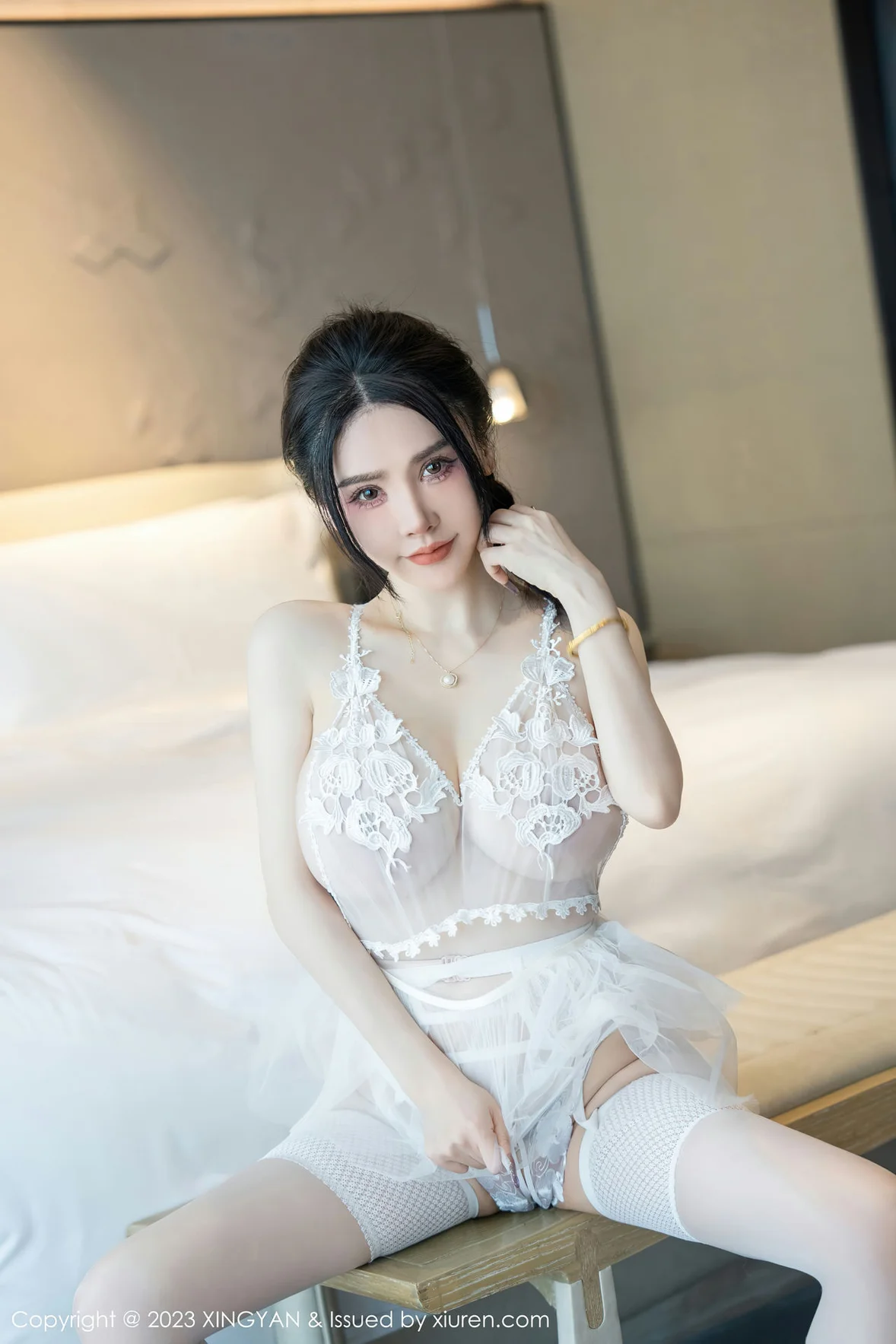 星颜社 Vol.196 潘娇娇 蕾丝轻透情趣性感写真 [81P]插图6