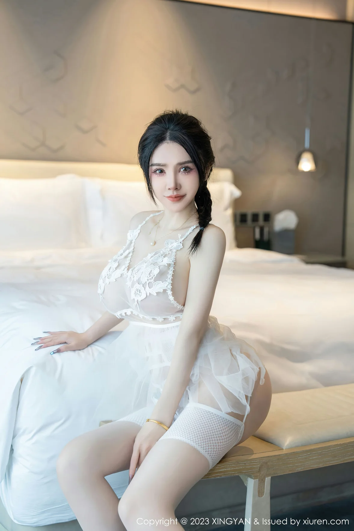 星颜社 Vol.196 潘娇娇 蕾丝轻透情趣性感写真 [81P]插图3