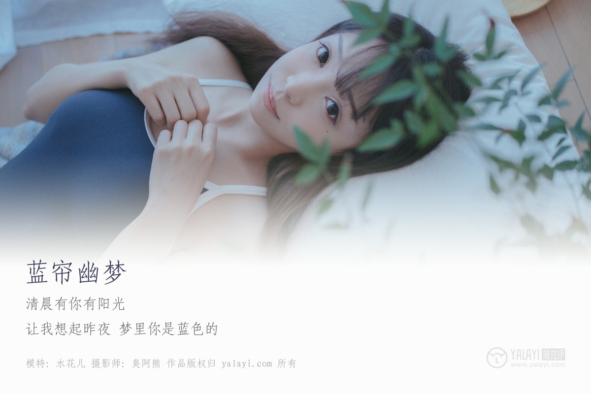 [YALAYI雅拉伊]2019.01.28 No.068 蓝帘幽梦 水花儿-微密图社
