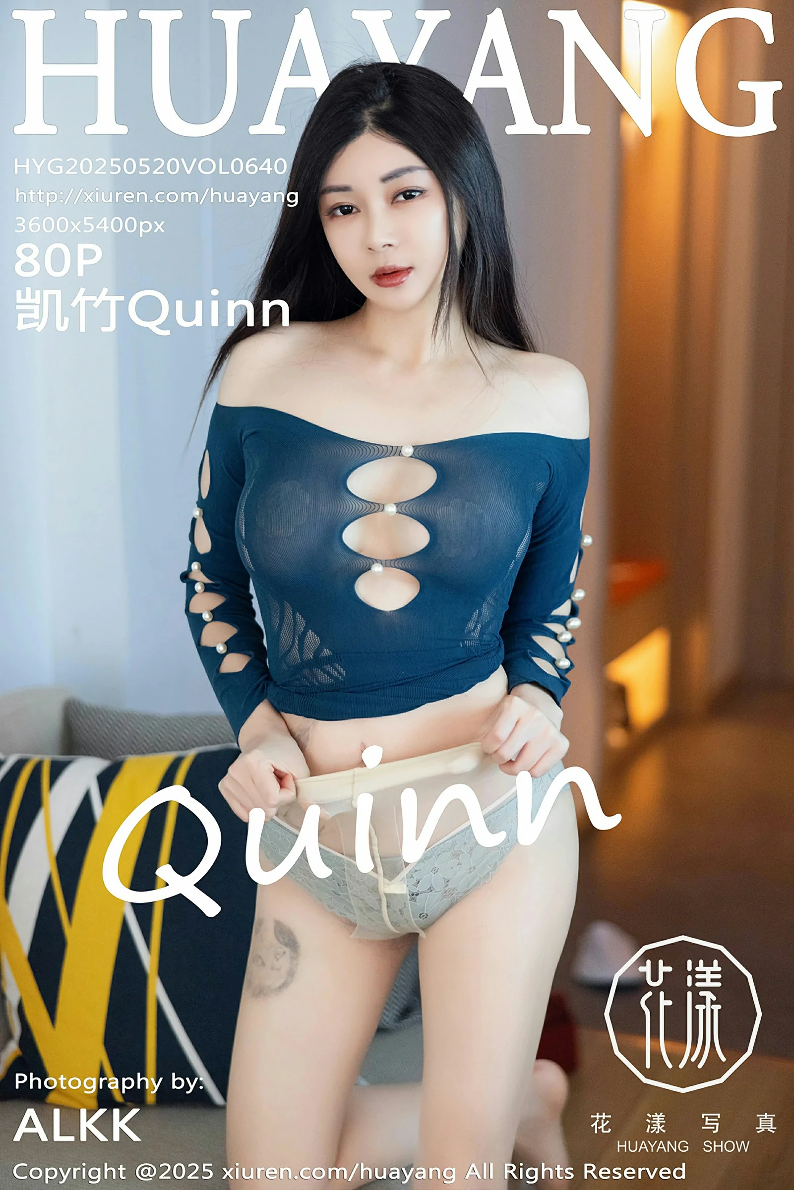 HuaYang花漾 VOL.640 凯竹Quinn [80P]高清在线免费欣赏–微密图社-微密图社