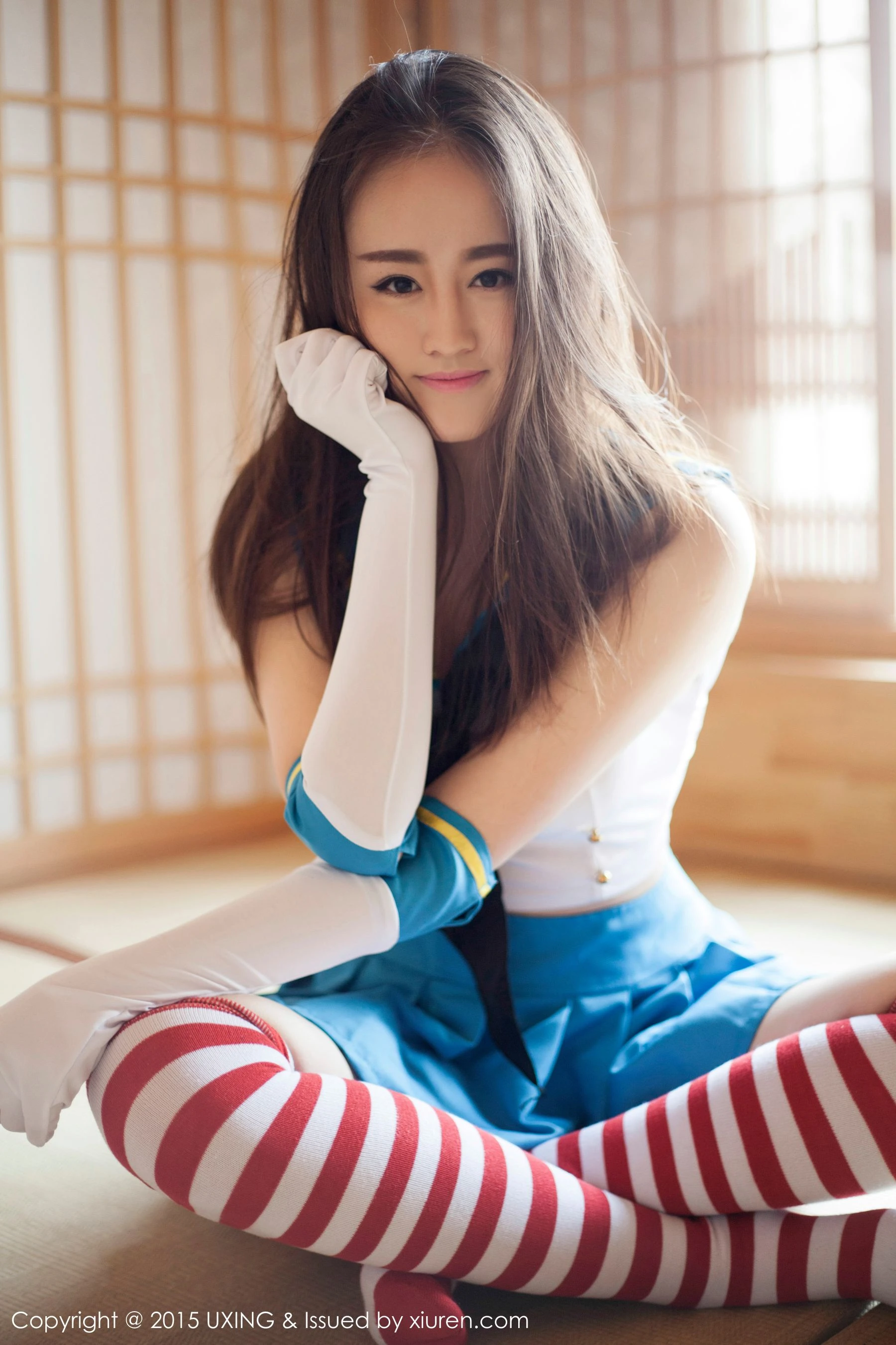 Romi王朝朝 – 美少女校服系列写真集 UXING优星馆 Vol.005 [62P]插图10