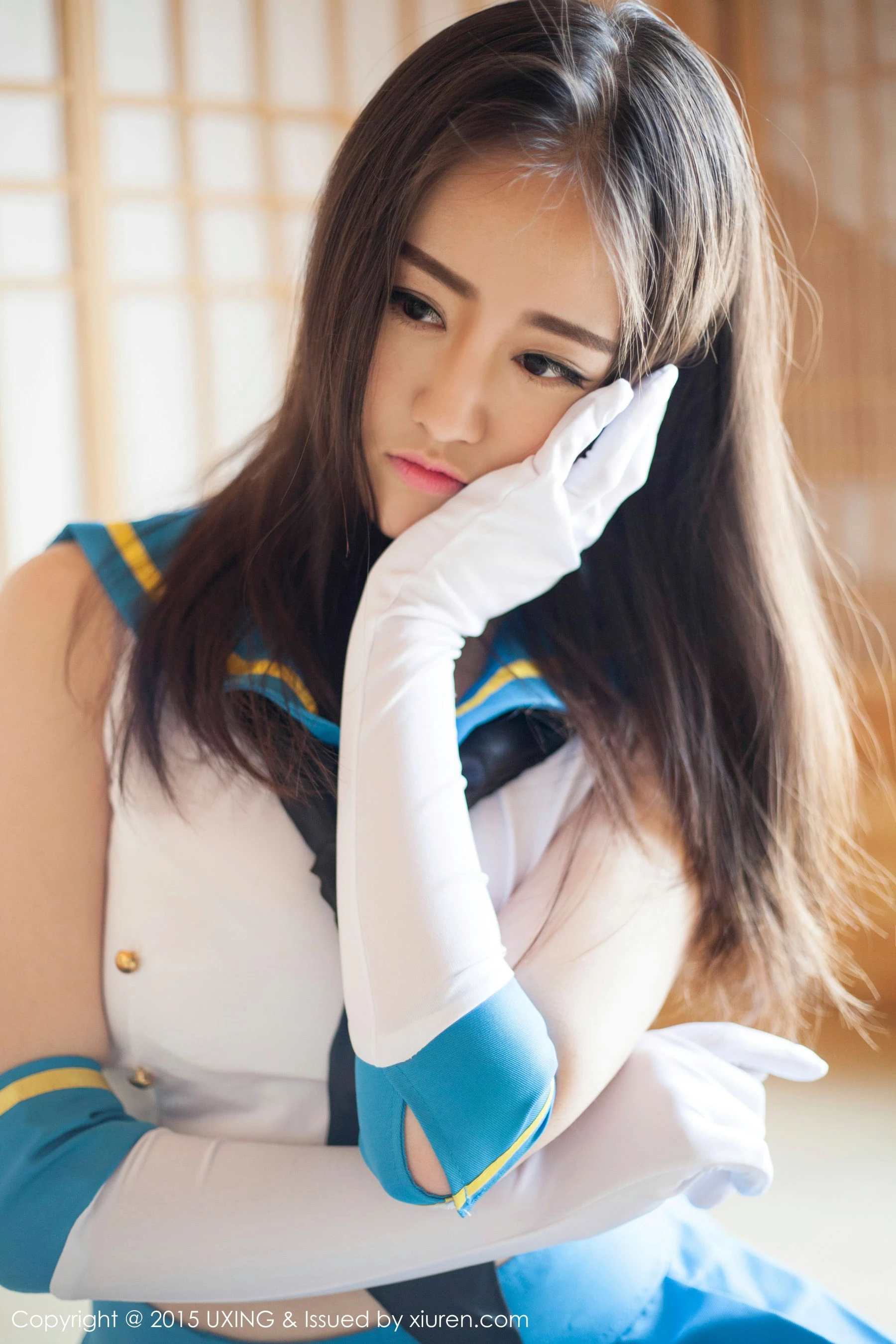 Romi王朝朝 – 美少女校服系列写真集 UXING优星馆 Vol.005 [62P]插图4