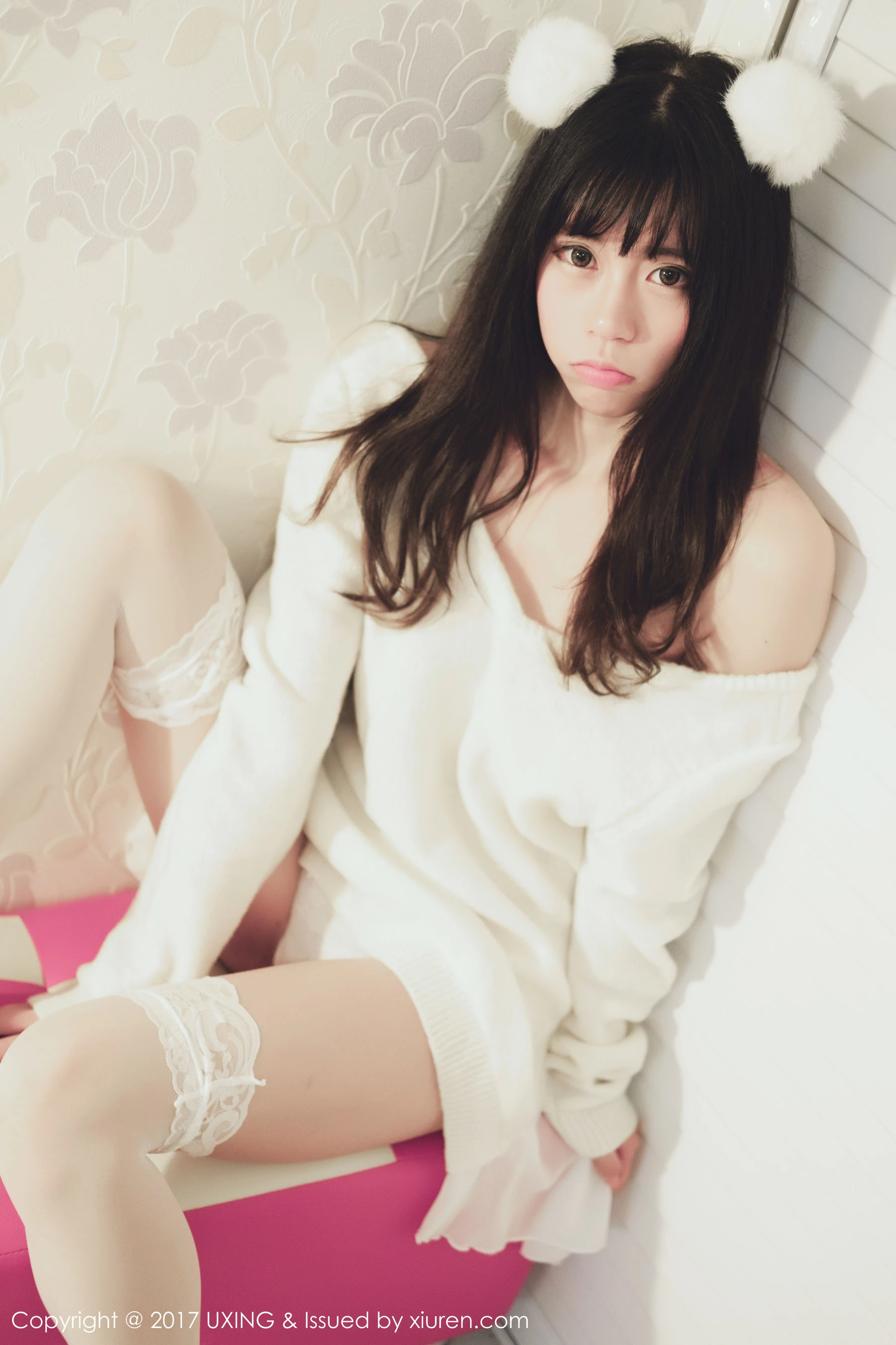 模特Yo酱《学生装+蕾丝装扮》 优星馆UXING VOL.048 [32P]插图5