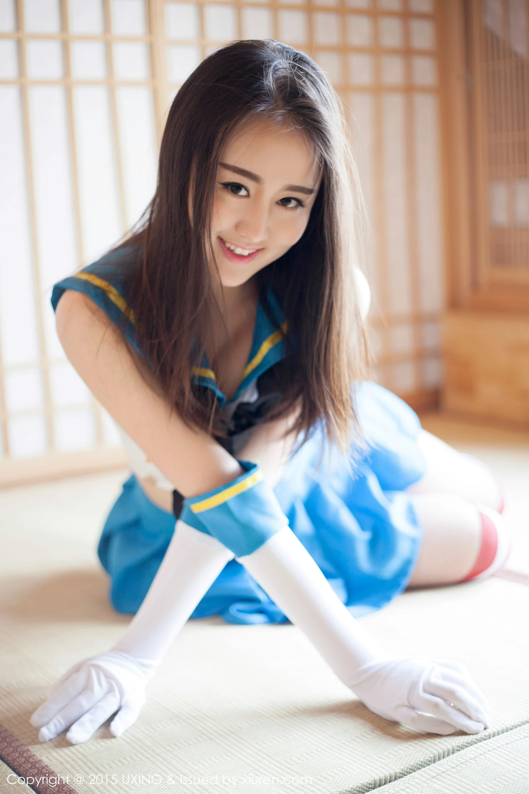 Romi王朝朝 – 美少女校服系列写真集 UXING优星馆 Vol.005 [62P]插图6