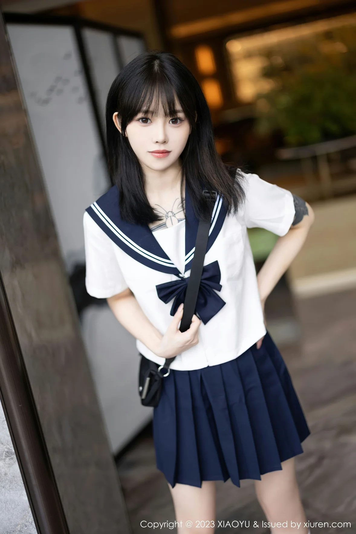 XIAOYU 语画 Vol.1087 奶瓶. 白色学妹服饰性感写真 [89P]插图4