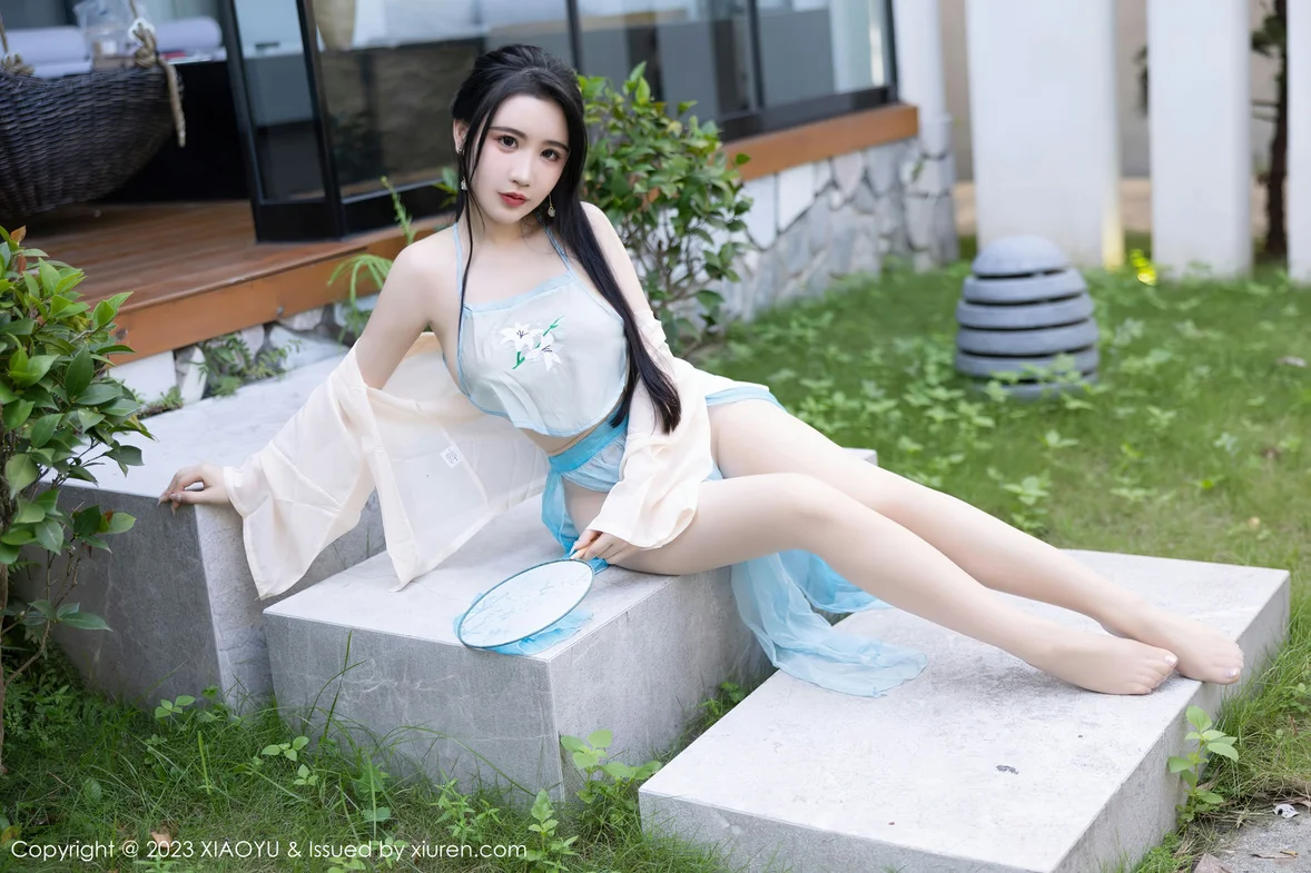 XIAOYU 语画界 Vol.1057 Cherry樱桃酱 淡蓝色古装杭州旅拍 [82P]插图5