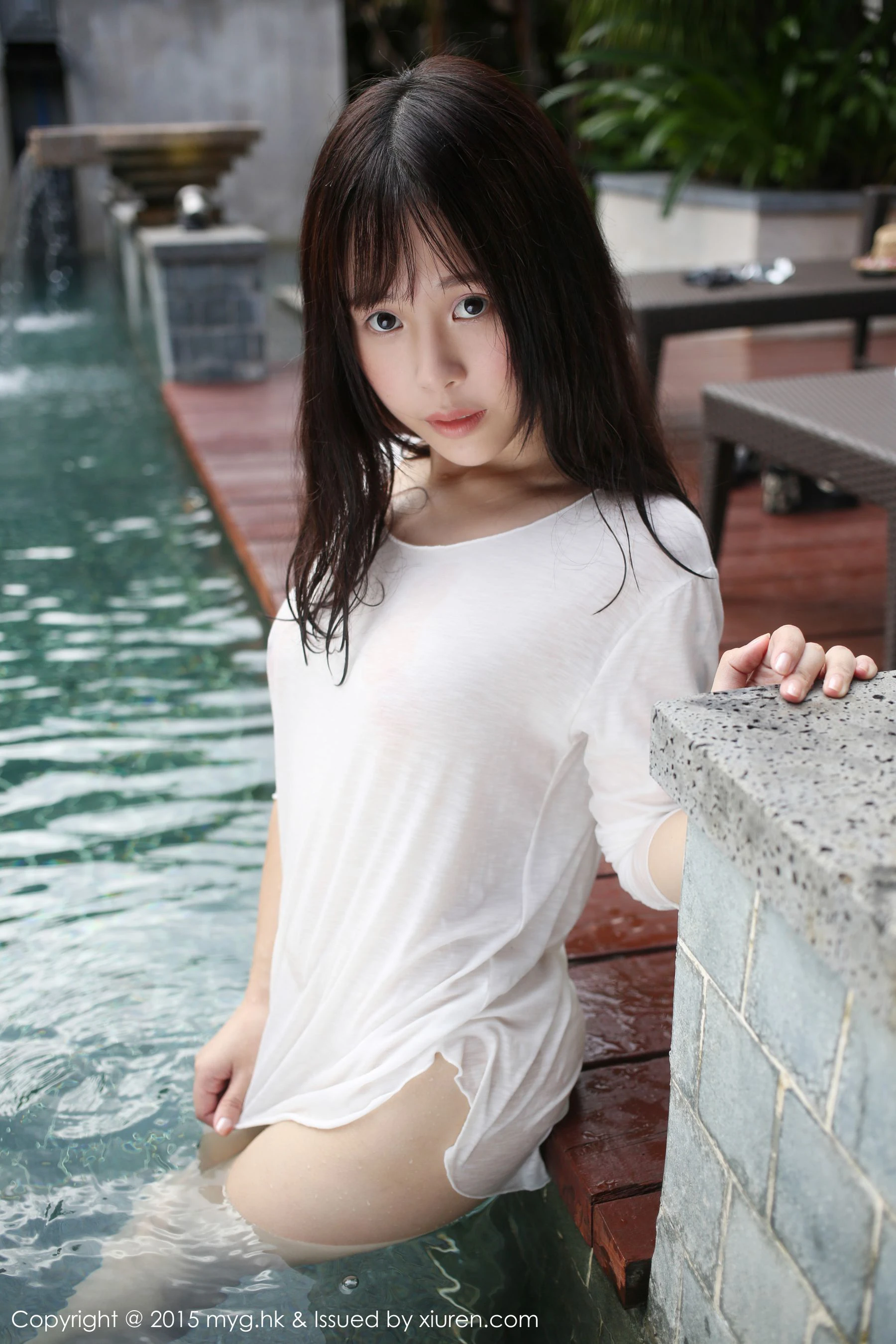 Evelyn艾莉《泳池湿身》 美媛馆 Vol.180插图8