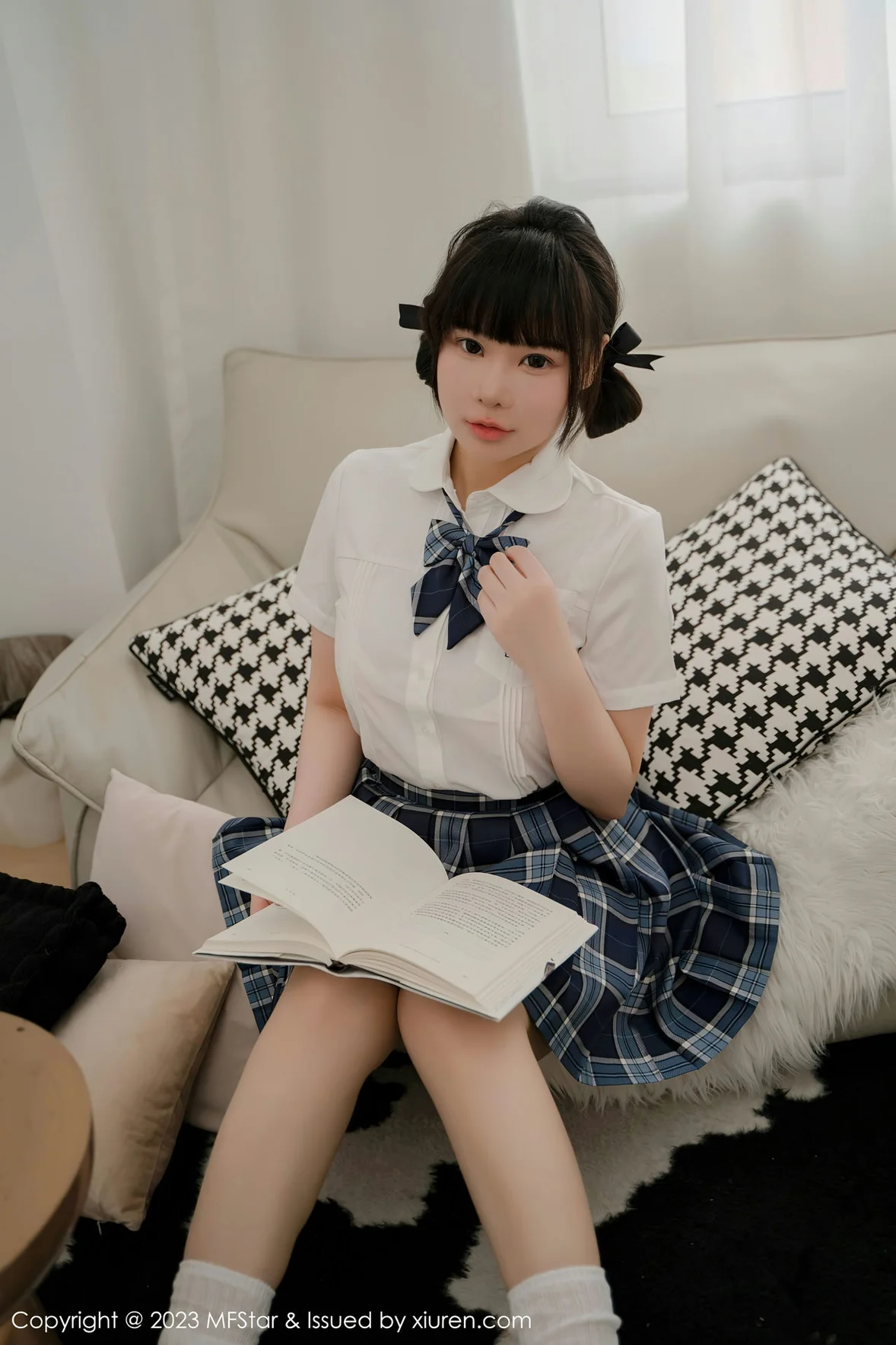模范学院 Vol.621 水塔塔 乳贴萝莉首套写真 [61P]插图6