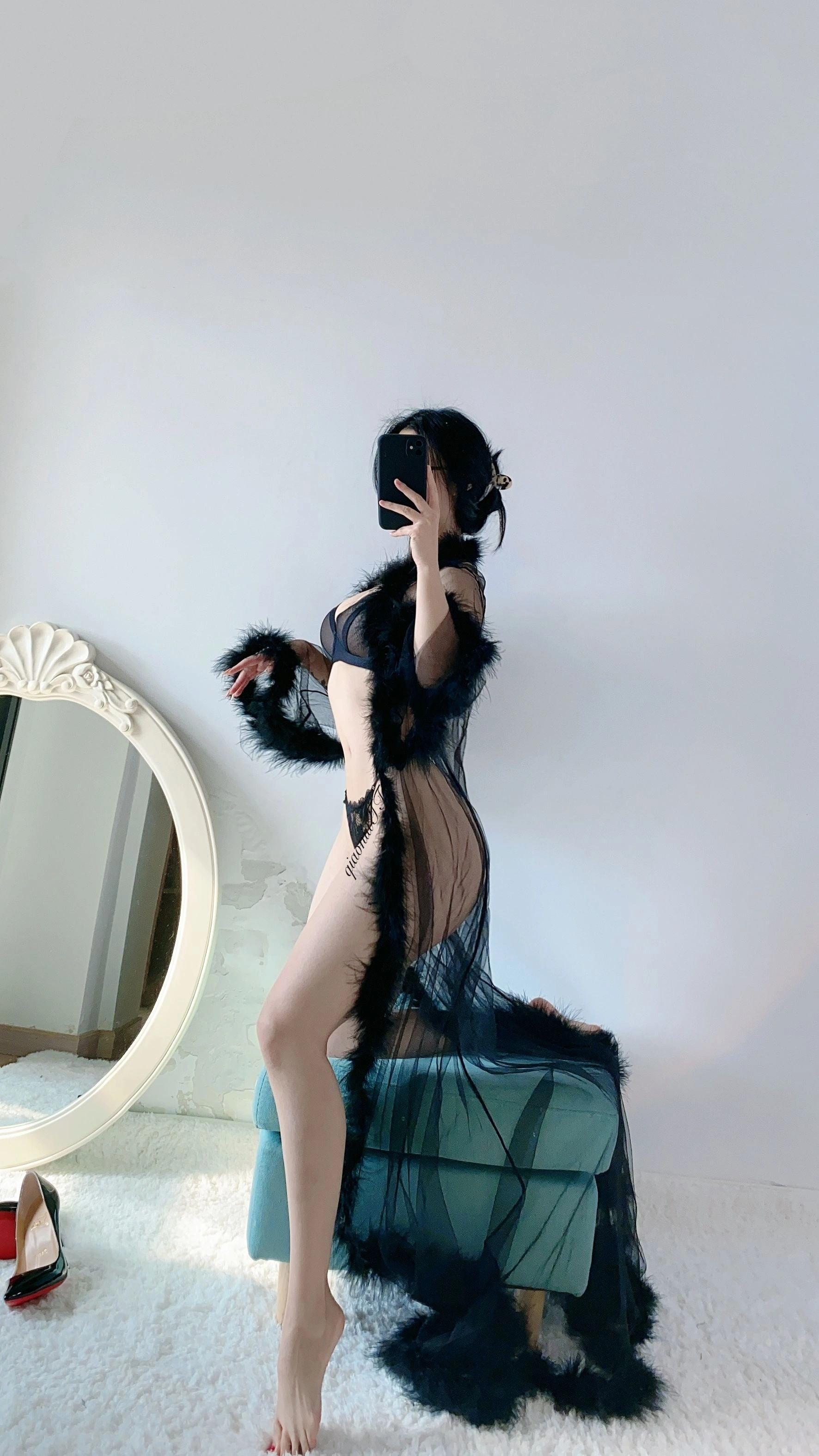 俏妞qiaoniuTT – 丝袜长腿翘臀 视图合集插图1