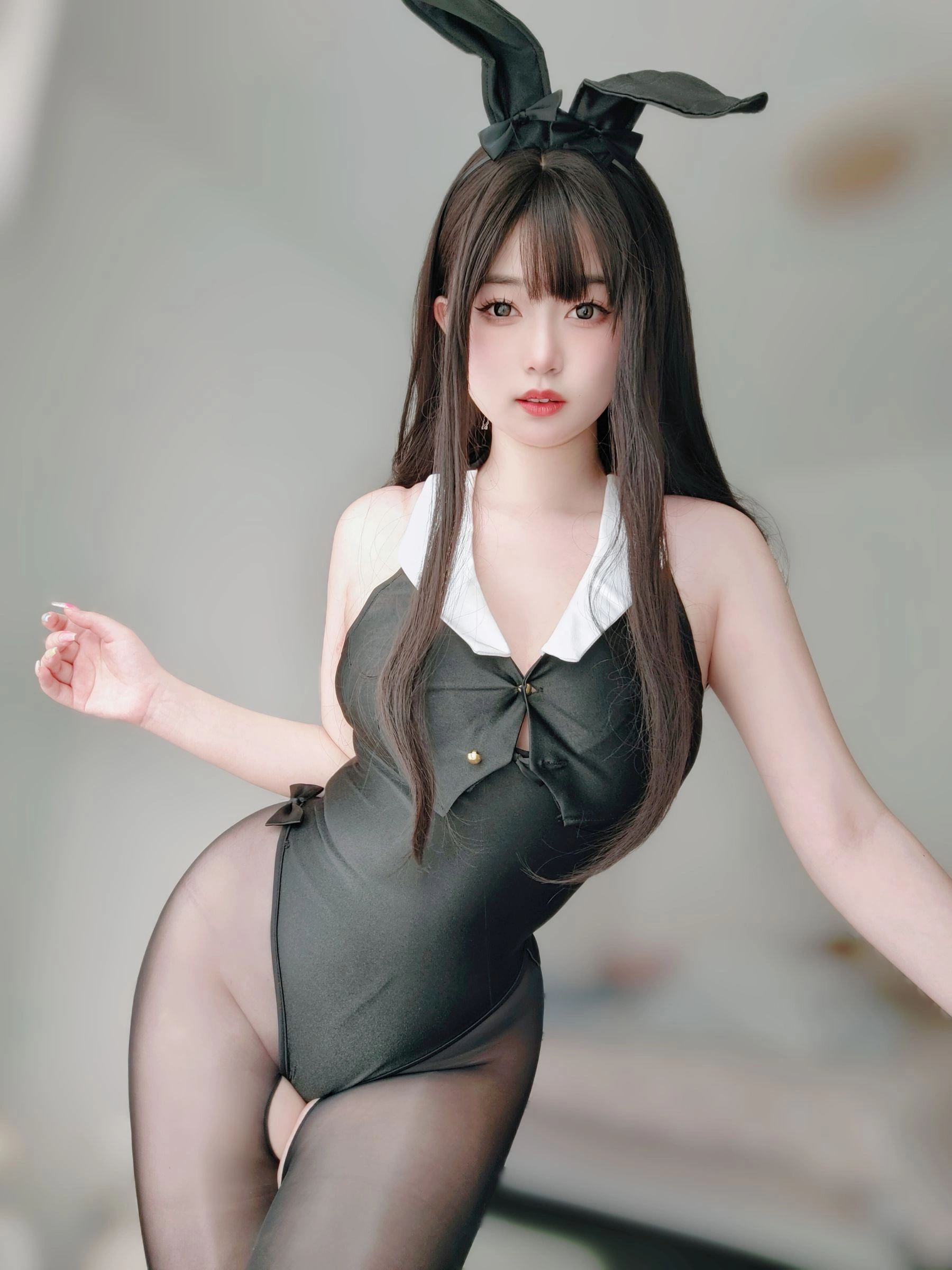 女主K – 黑丝兔女郎插图3