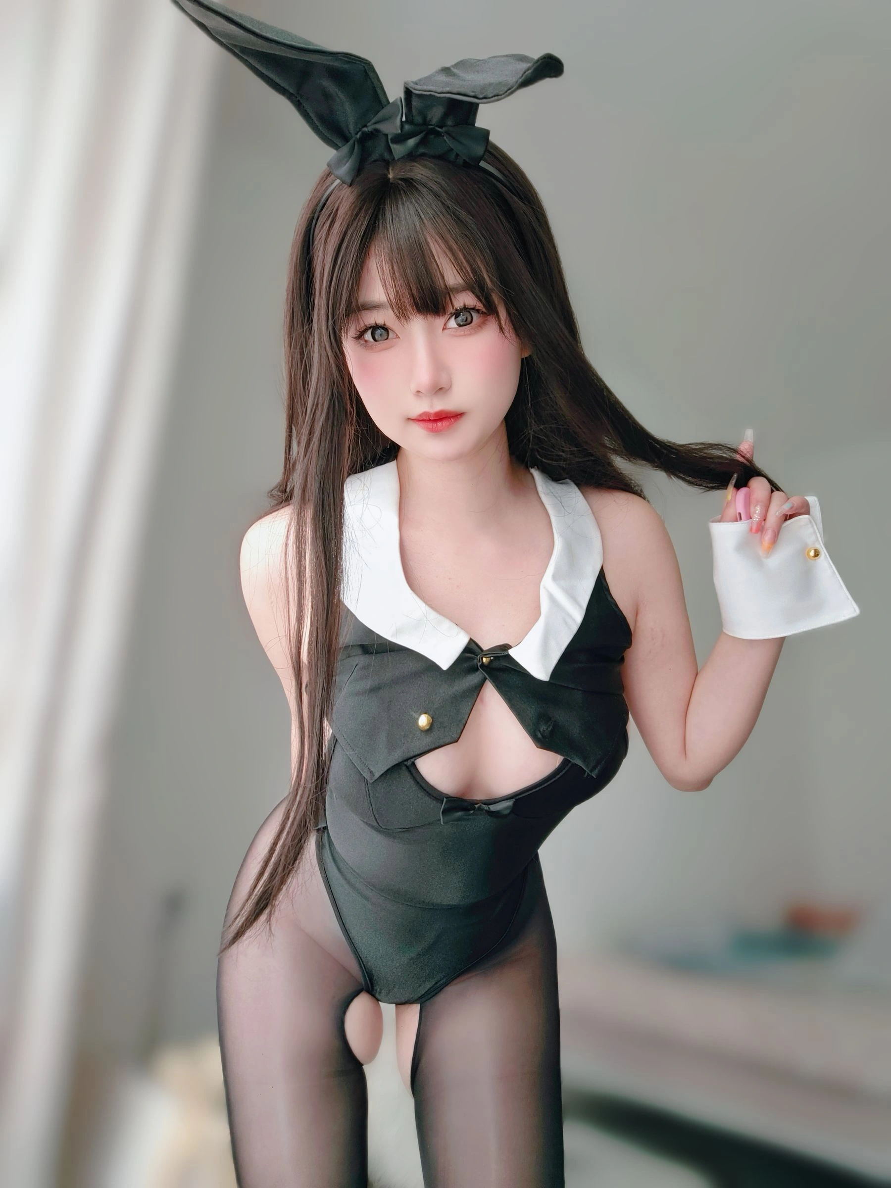 女主K – 黑丝兔女郎插图6