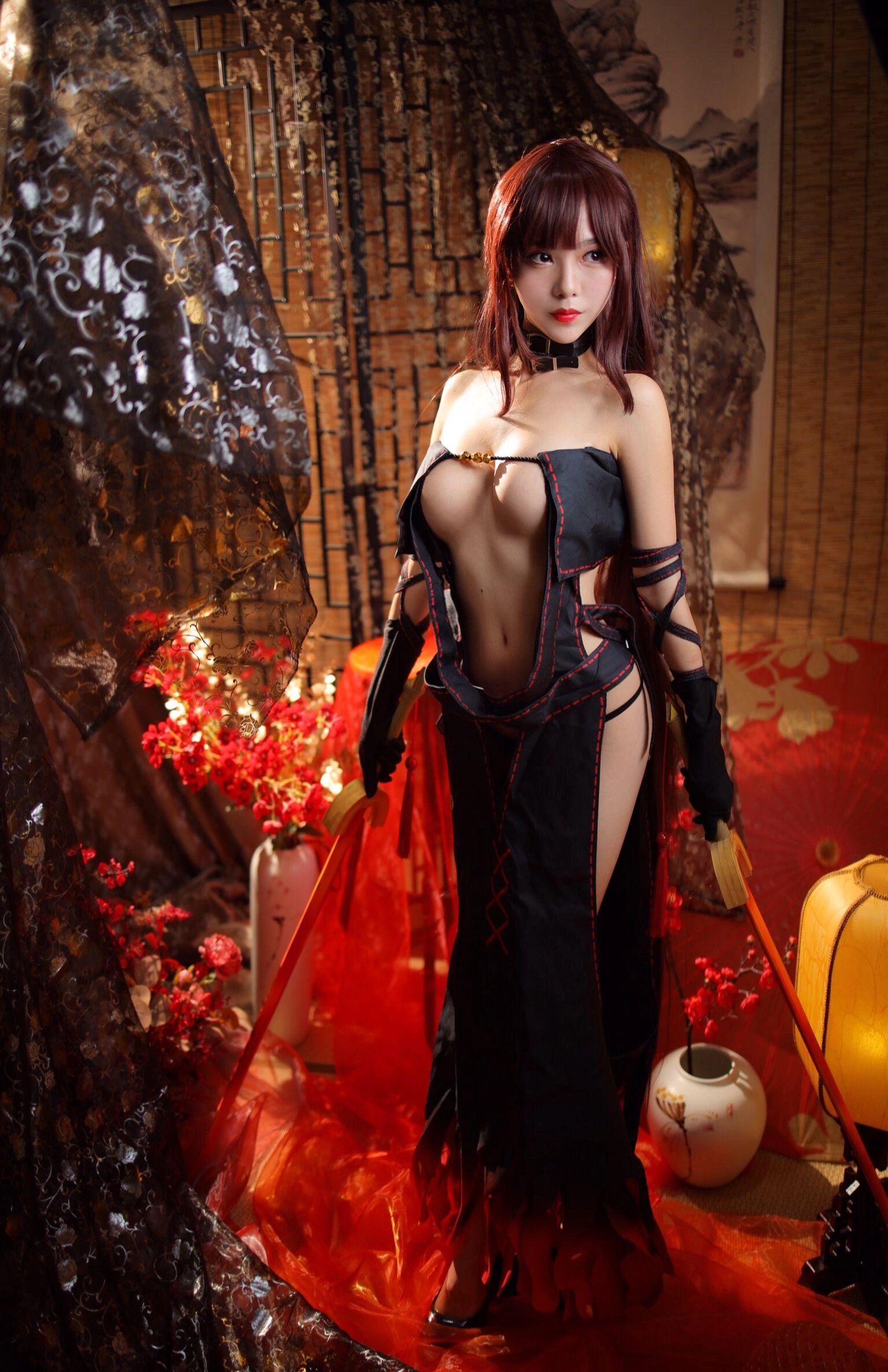抖娘-利世图集 – 虞美人插图1