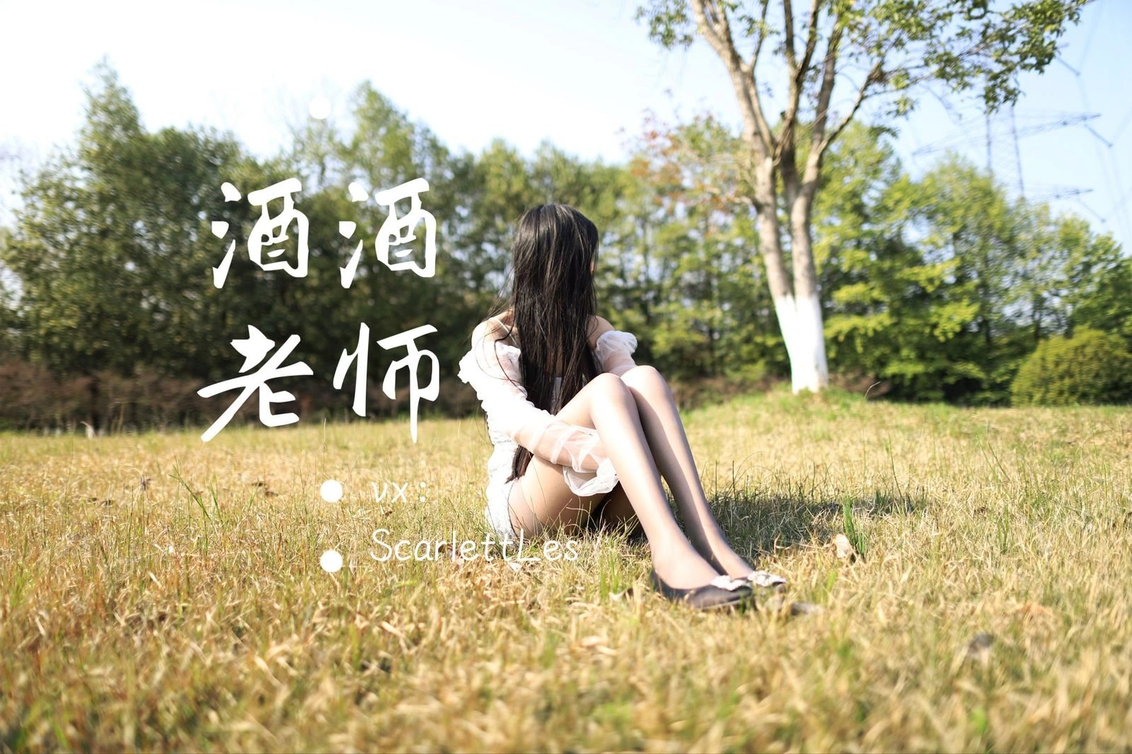 酒酒老师 – blingbling，灰丝诱人插图5