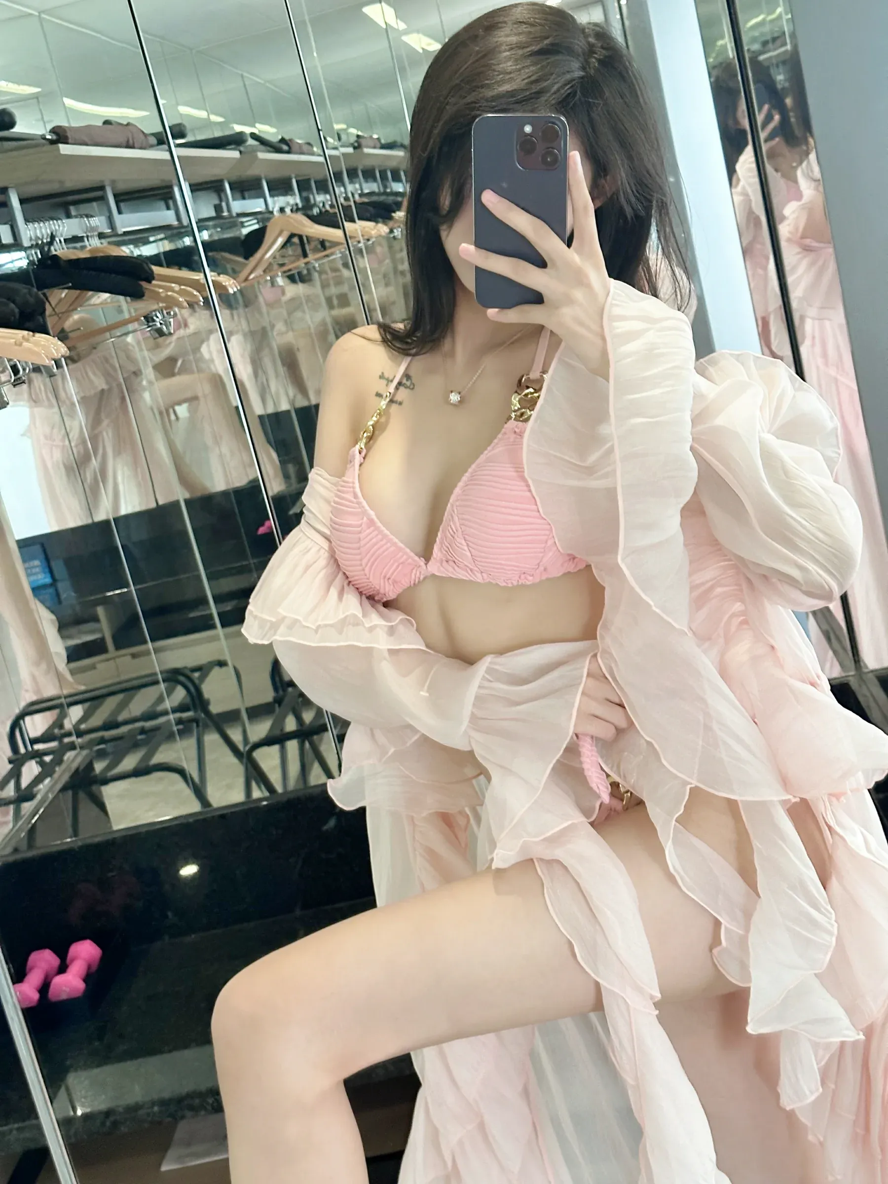 葛征GEZHENG – 粉色长裙 [27P]高清在线免费欣赏–微密图社-微密图社