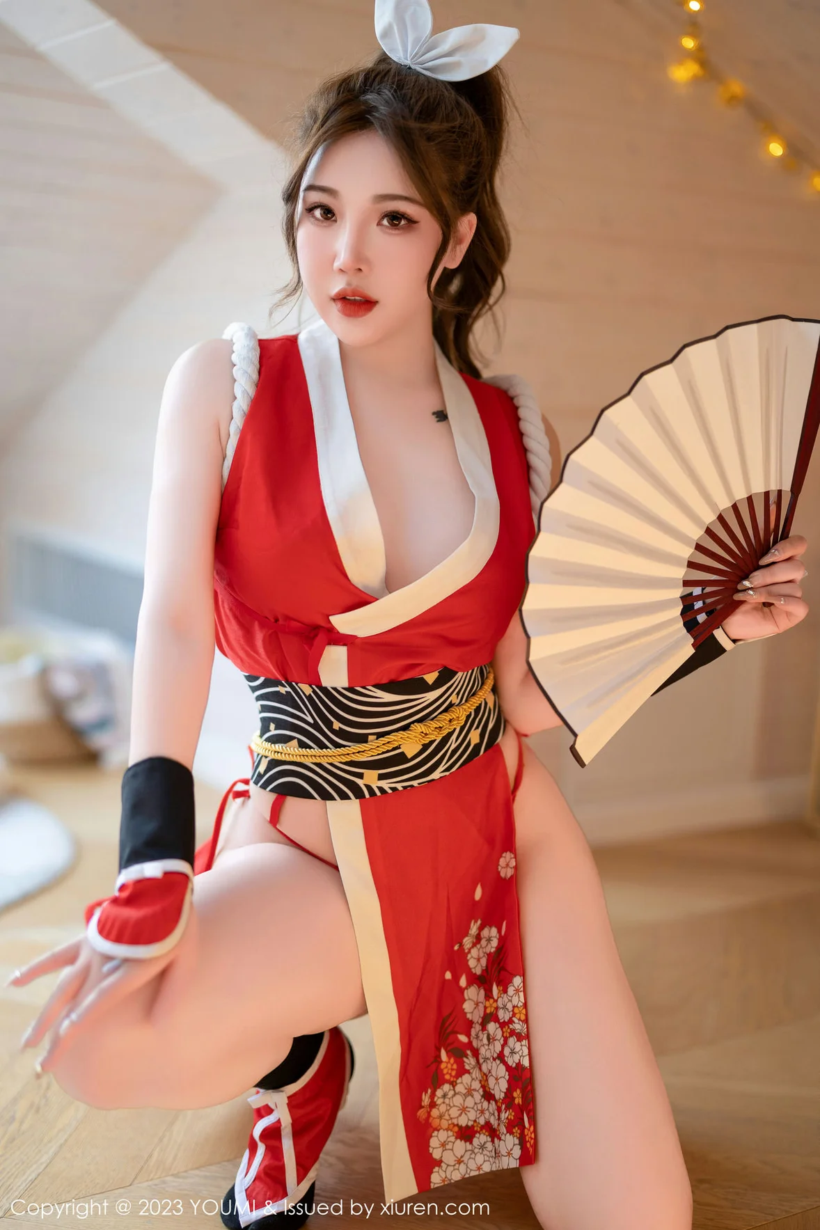 YOUMI 尤蜜荟 Vol.962 小海臀Rena 不知火舞cosplay性感写真 [71P]插图6