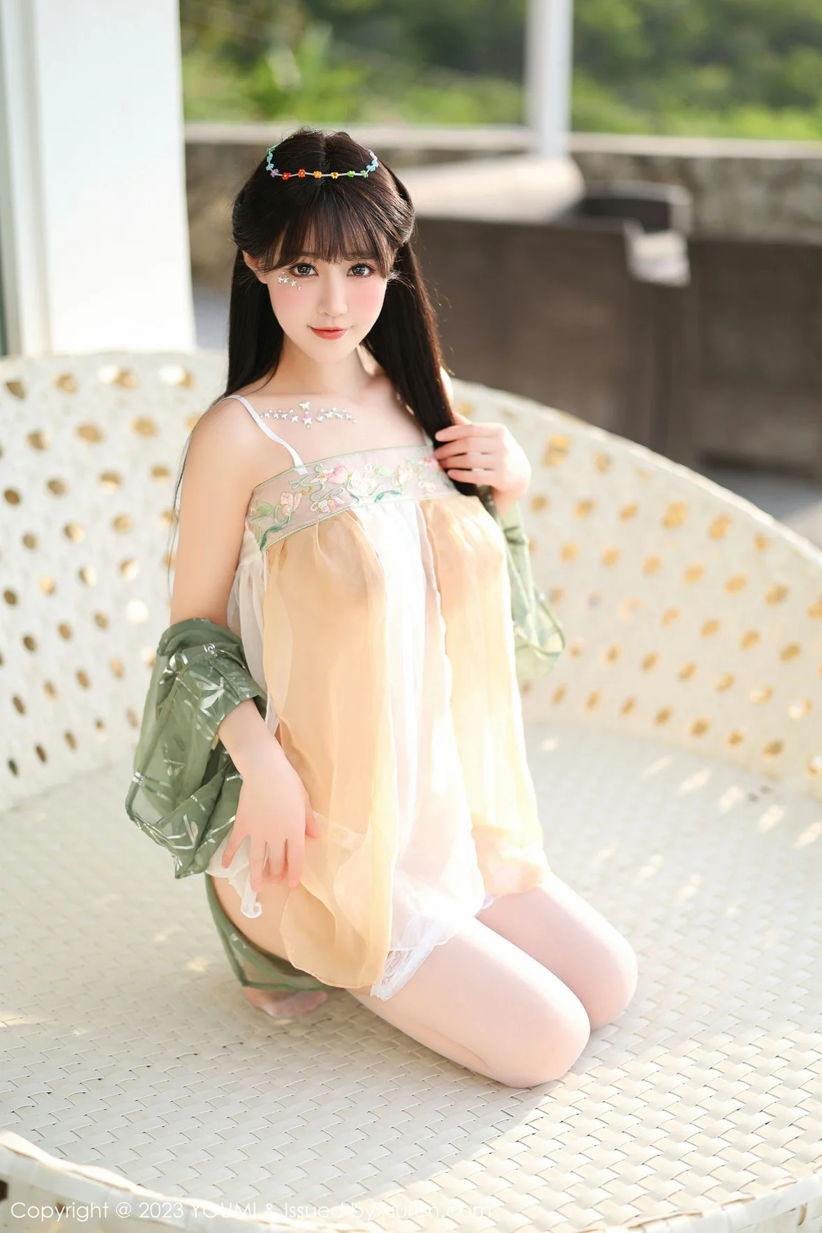尤蜜荟 Vol.936 朱可儿Flora 白色丝袜普吉岛旅拍 [85P]插图3