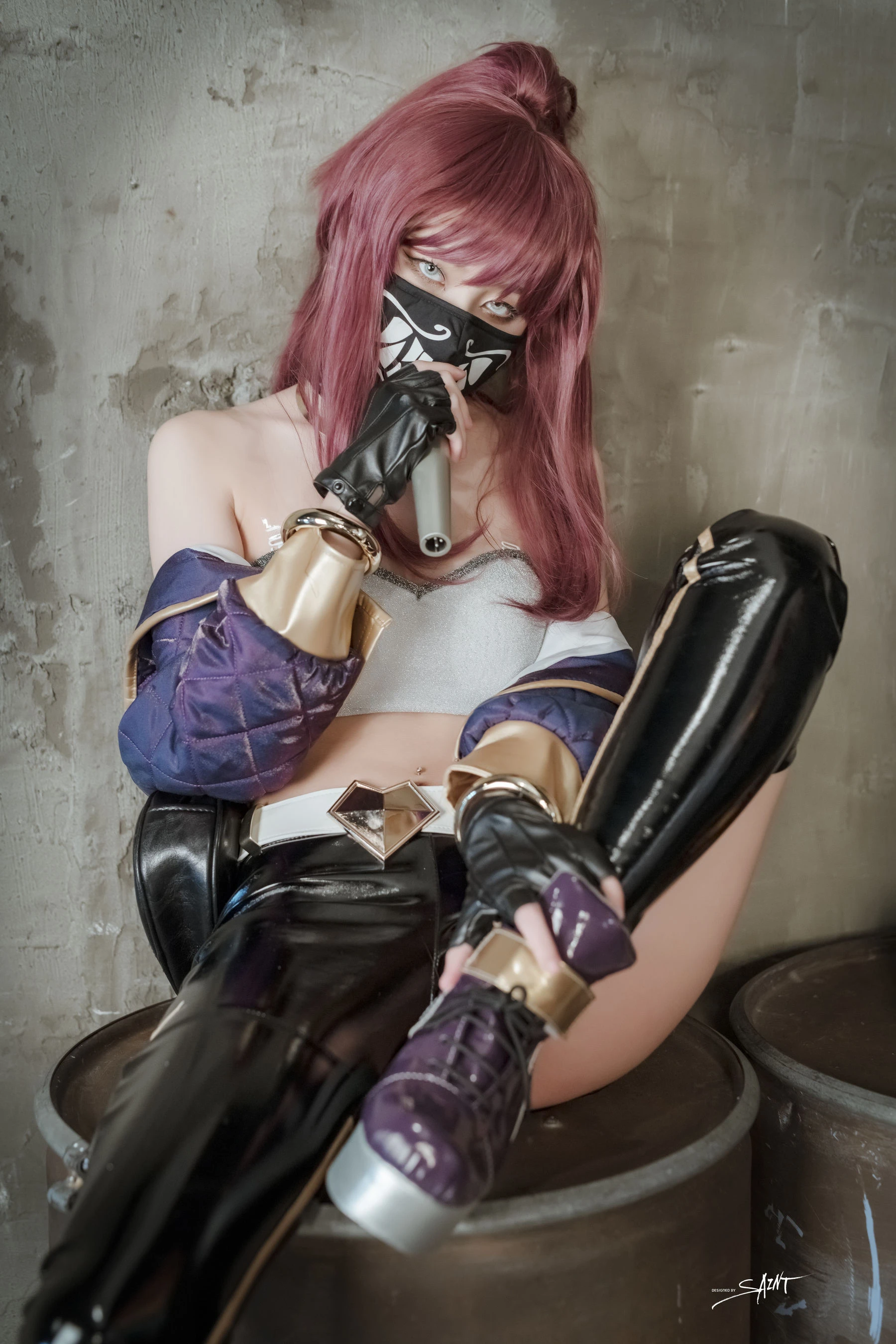 [saintphotolife] Yuna – Yuna’s Cos Vol.04 KDA Akali & Nier Automata插图7