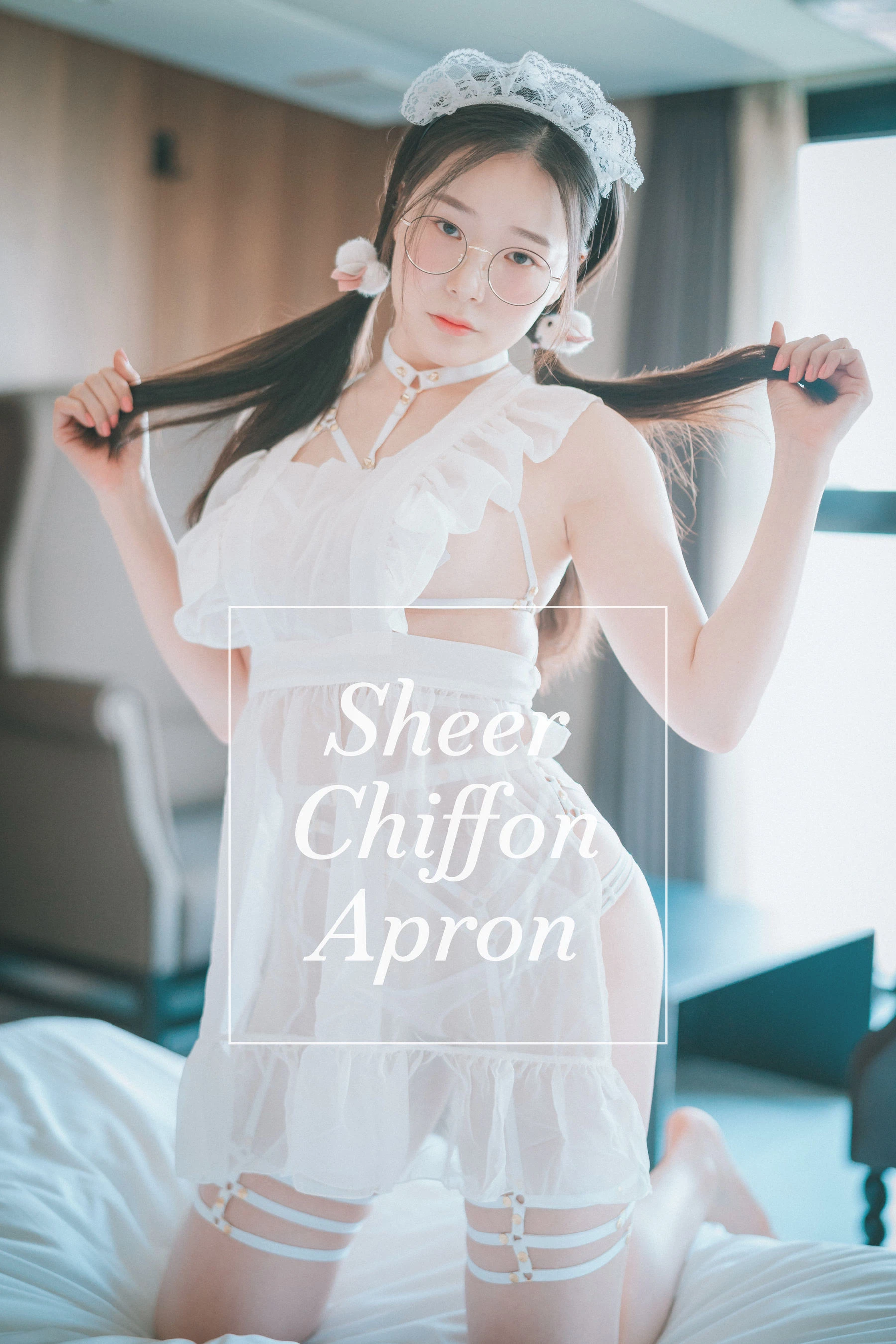 [DJAWA] PIA – Sheer Chiffon Apron高清在线免费欣赏–微密图社-微密图社