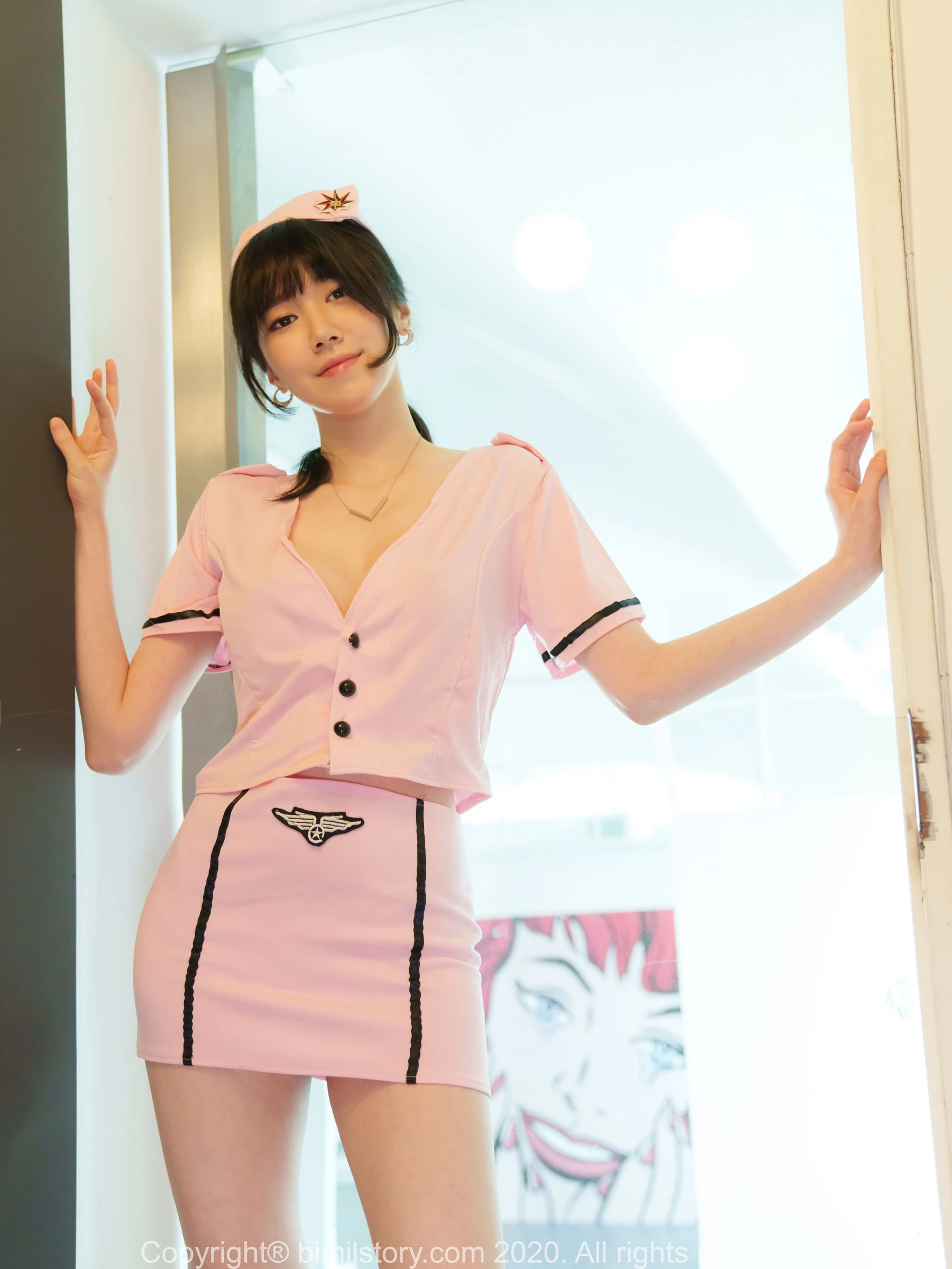 [Bimilstory] Nara – Vol.21 Fantasy Uniform girls Hot break time插图7