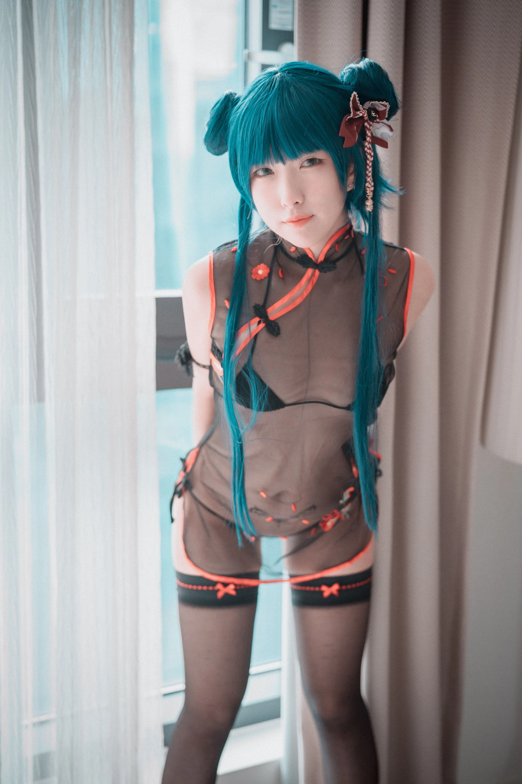 [DJAWA] Sonson – Sheer Qipao Girl插图5