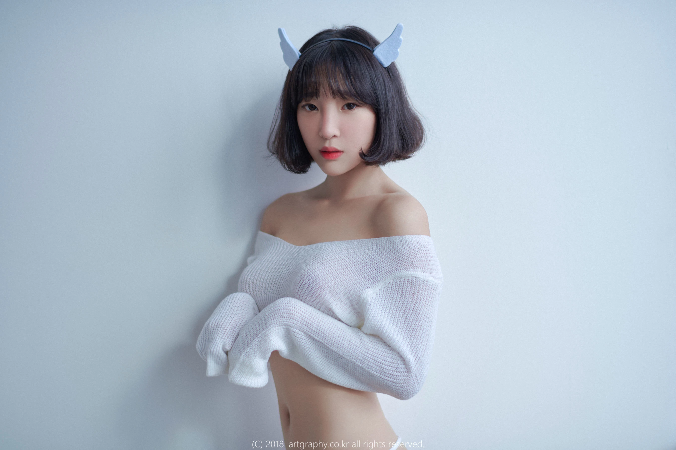 [ARTGRAVIA] VOL.039 姜仁卿 – 白猫少女+奶牛尤物插图3