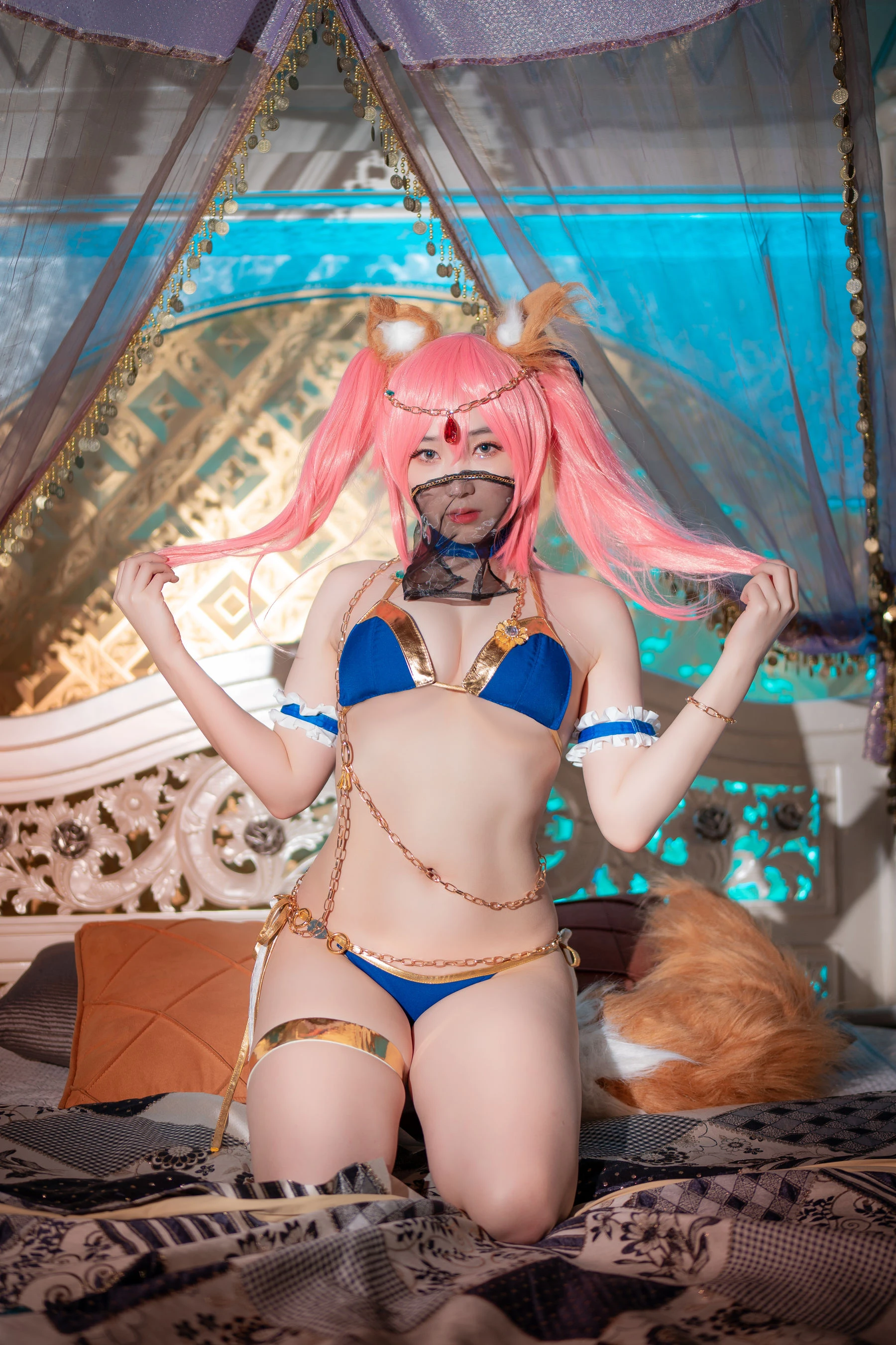 [CreamSoda] Bambi – Cosplay Tamamo&Kama高清在线免费欣赏–微密图社-微密图社