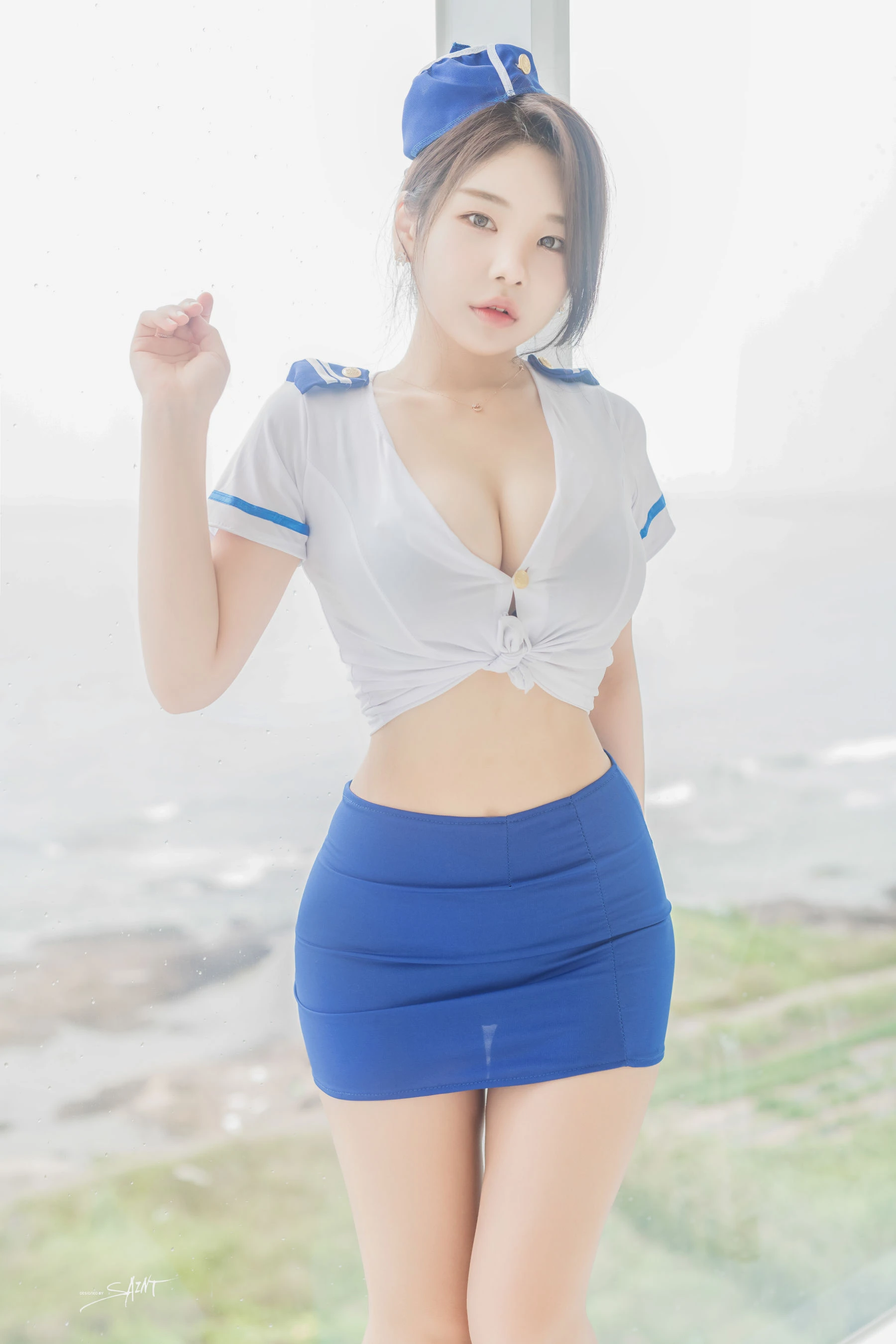 saintphotolife Zzyuri – Vol.14 Blue Marine插图2