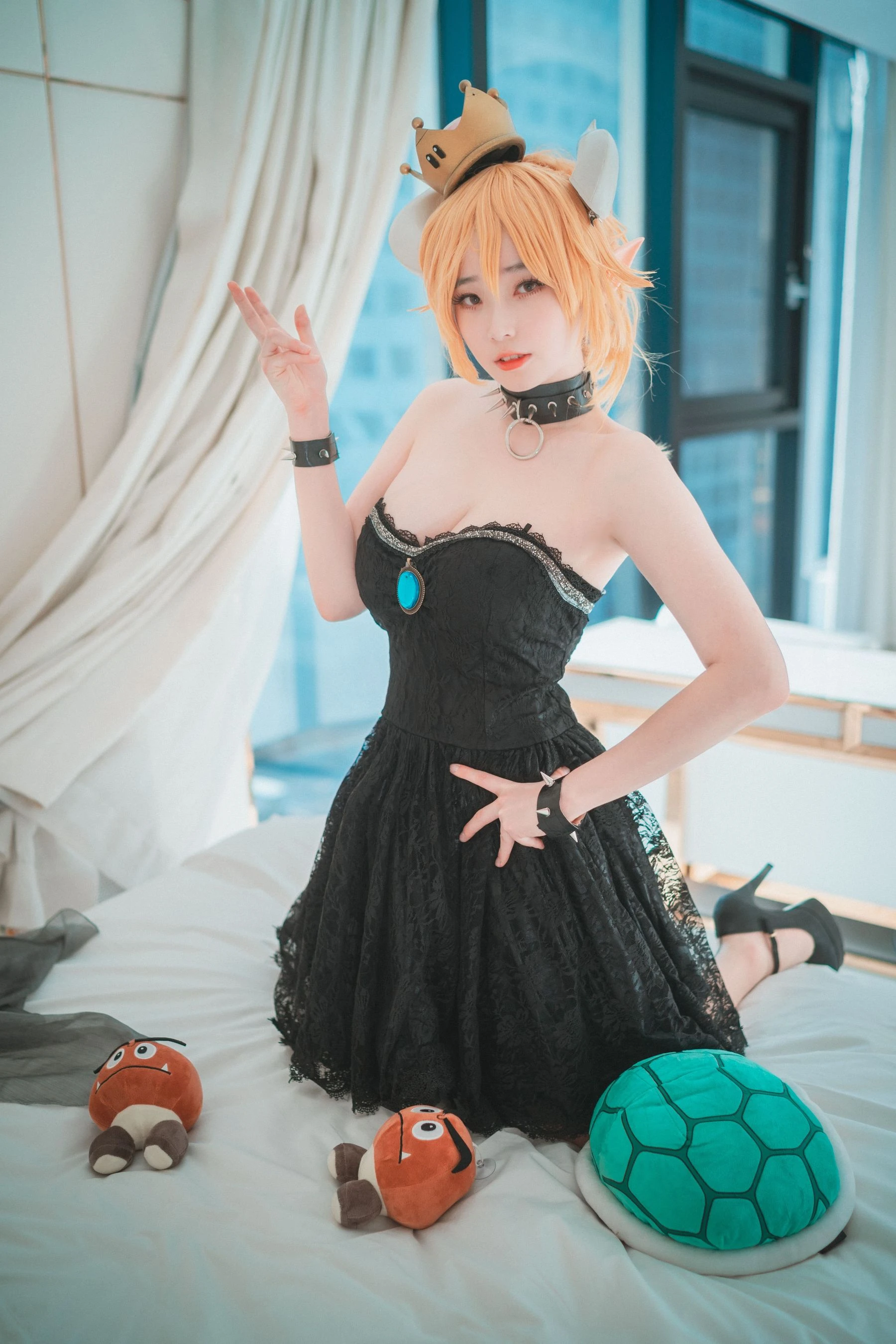 [DJAWA] BamBi – Halloween with Bowsette 写真套图插图4