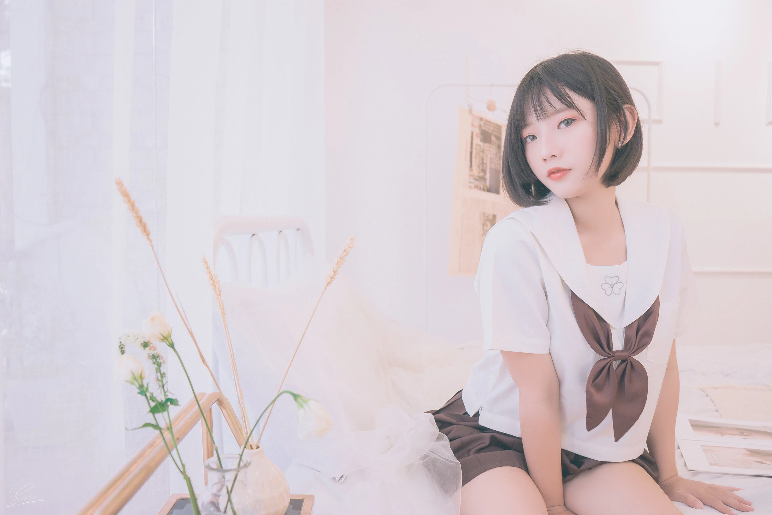 Messie Huang – Birthday Seifuku高清在线免费欣赏–微密图社-微密图社