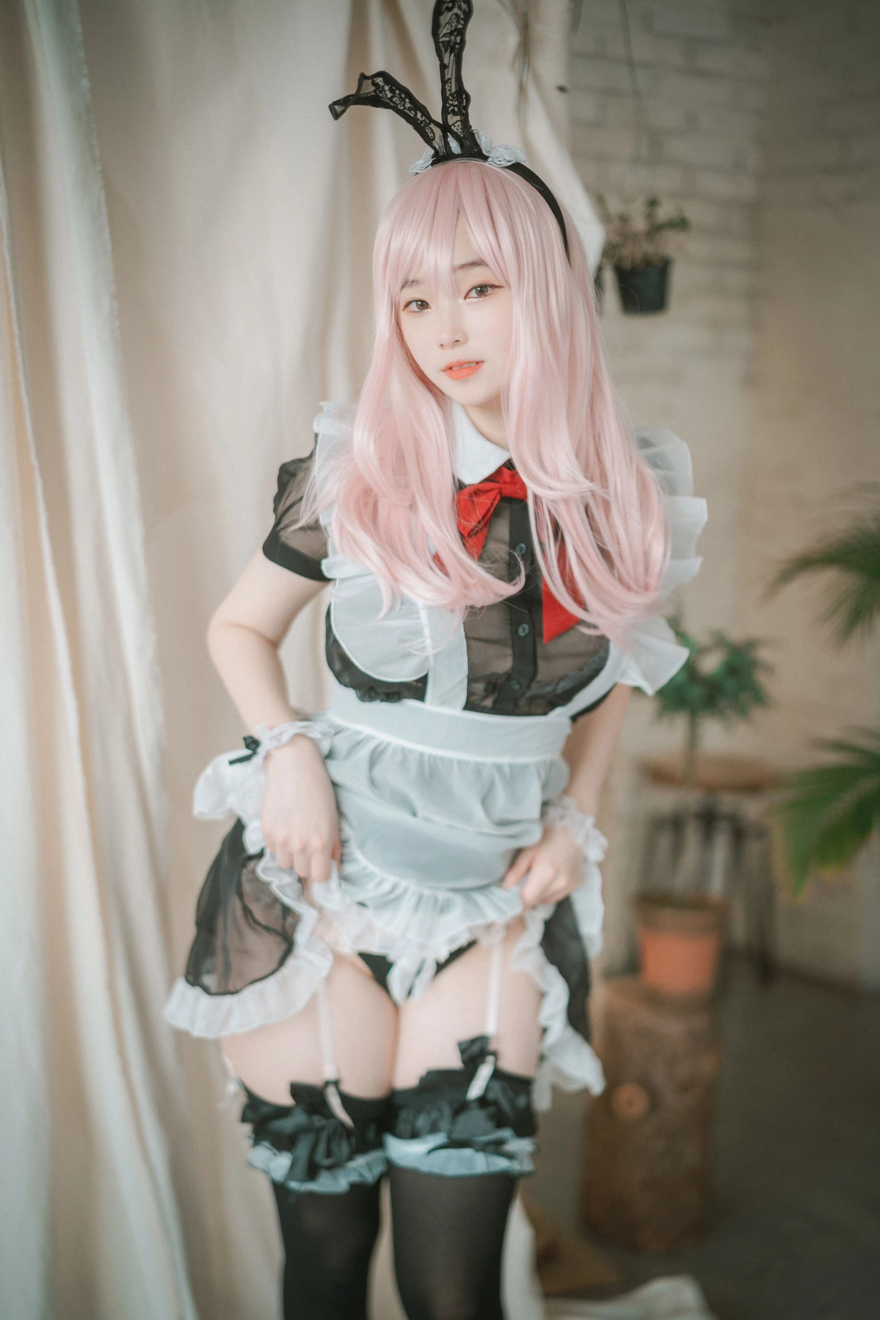 [DJAWA] Bambi – Sheer Bunny Maid高清在线免费欣赏–微密图社-微密图社