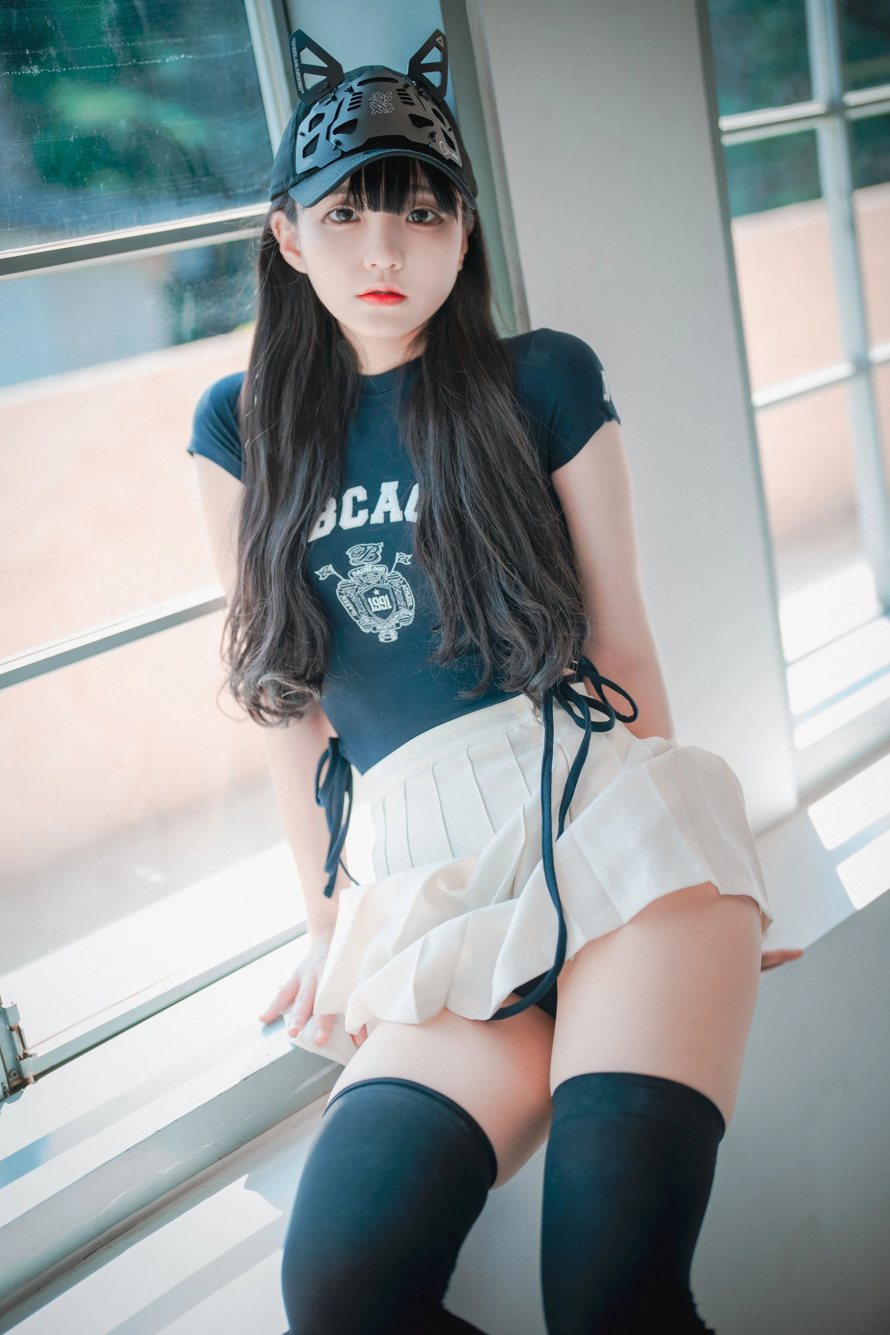 [DJAWA] Jeong Jenny – Classic Athletic Girl in Navy Blue插图8