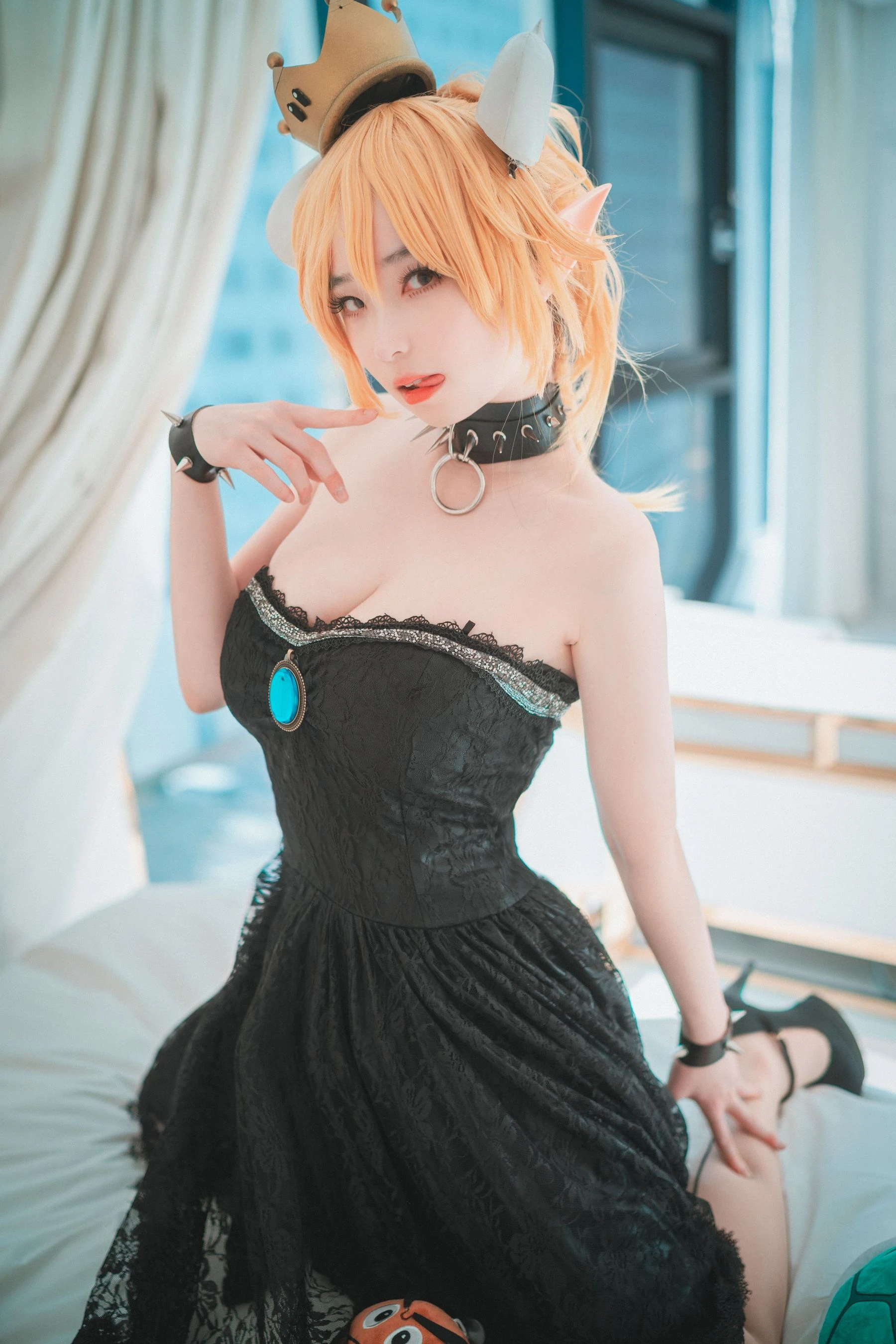 [DJAWA] BamBi – Halloween with Bowsette 写真套图插图6