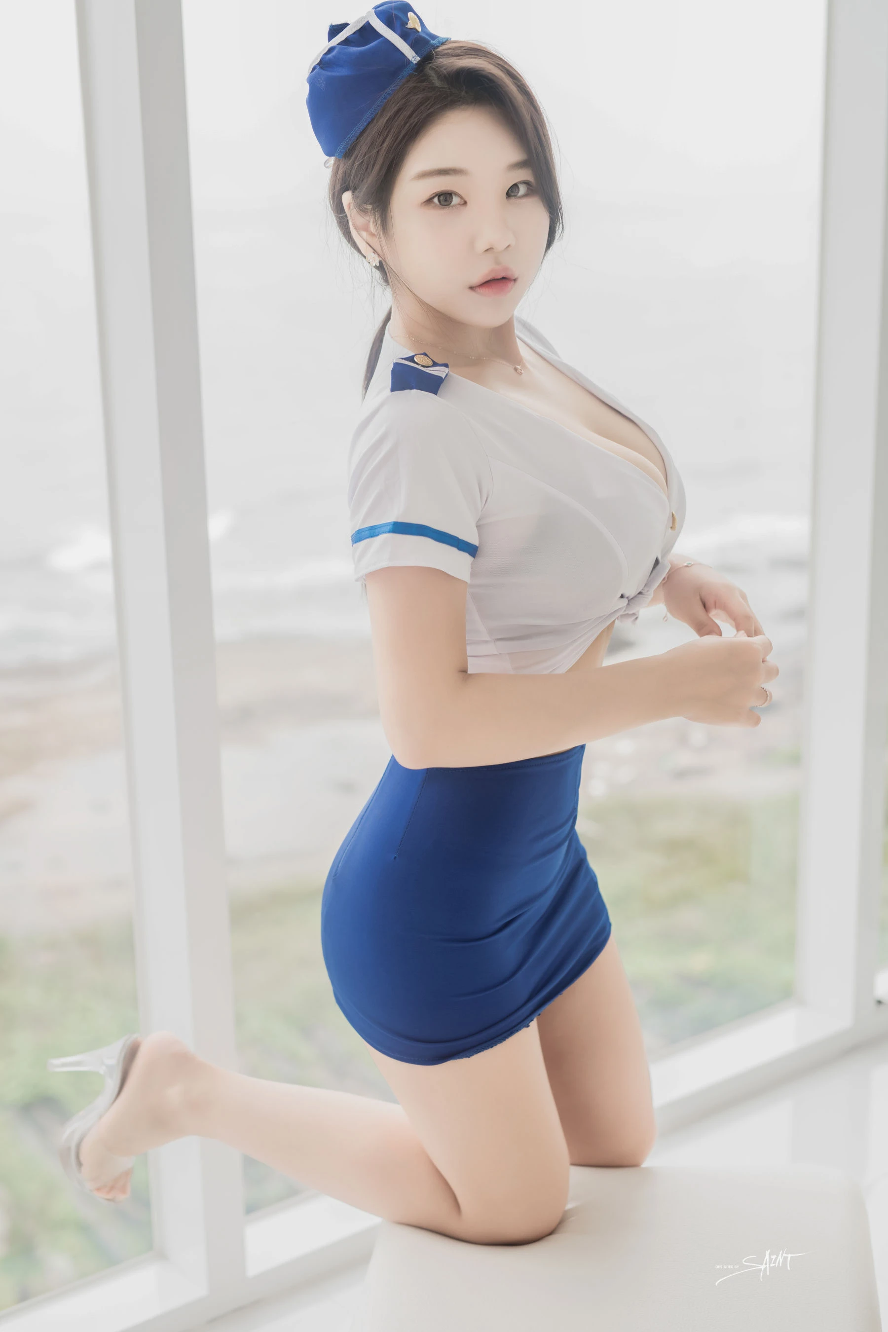 saintphotolife Zzyuri – Vol.14 Blue Marine插图6