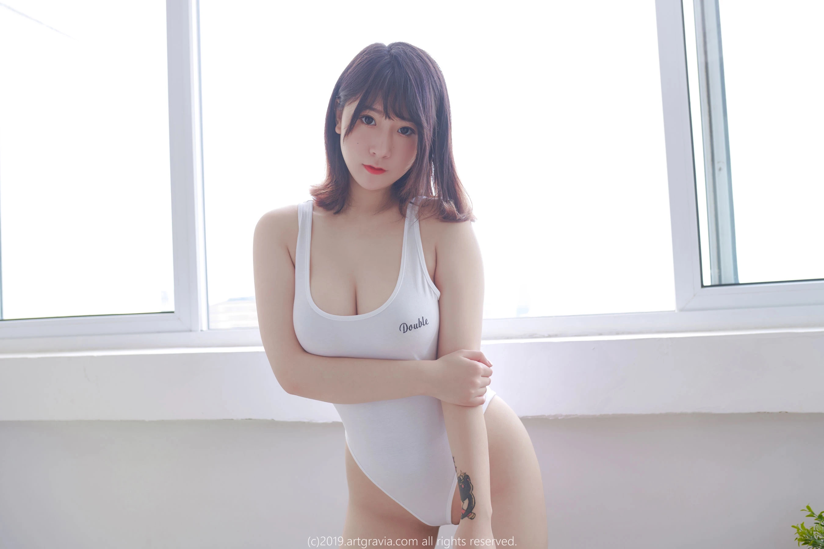 [ARTGRAVIA] 猫九酱Sakura 高叉连体衣&齐逼小短裙插图7