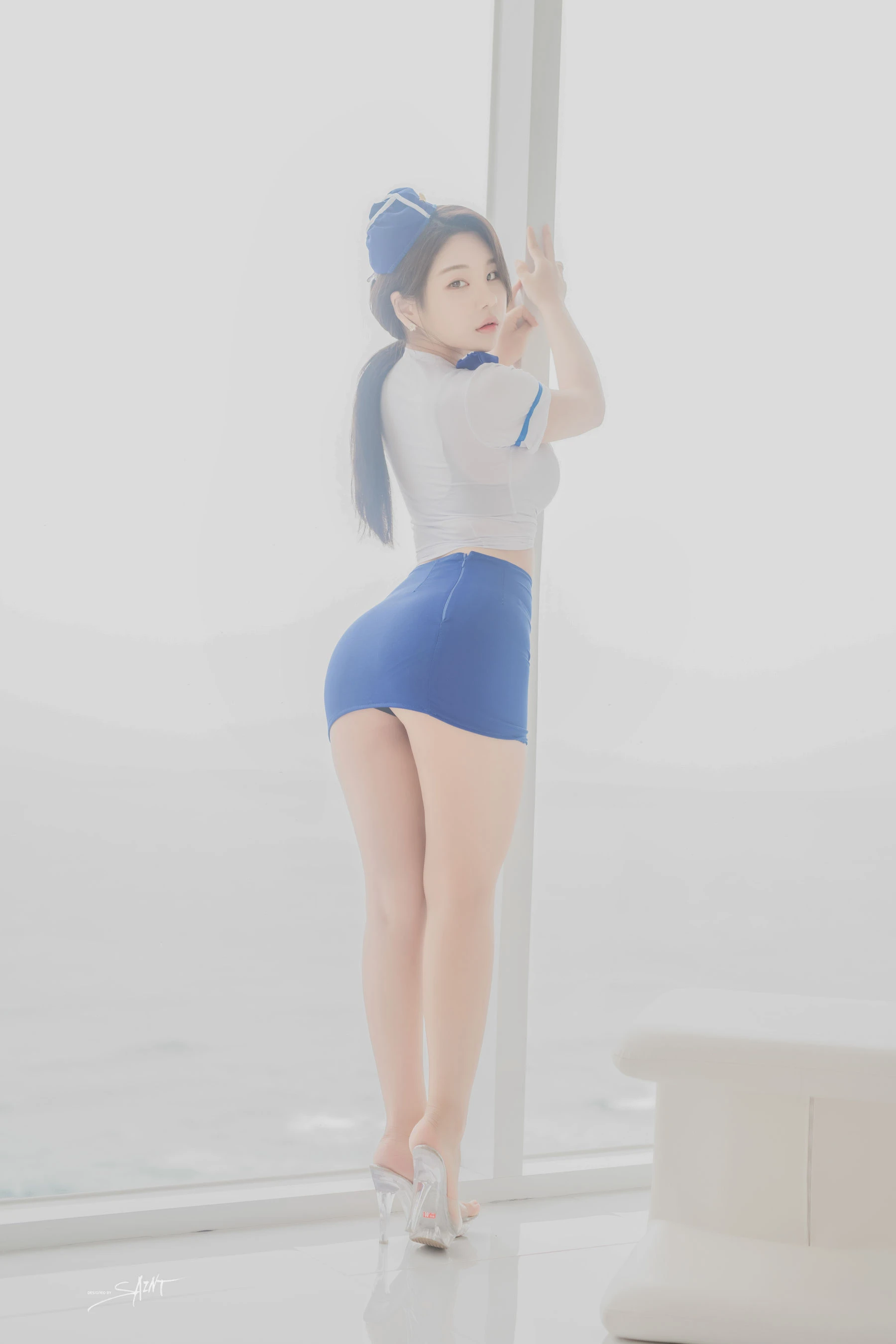 saintphotolife Zzyuri – Vol.14 Blue Marine插图5
