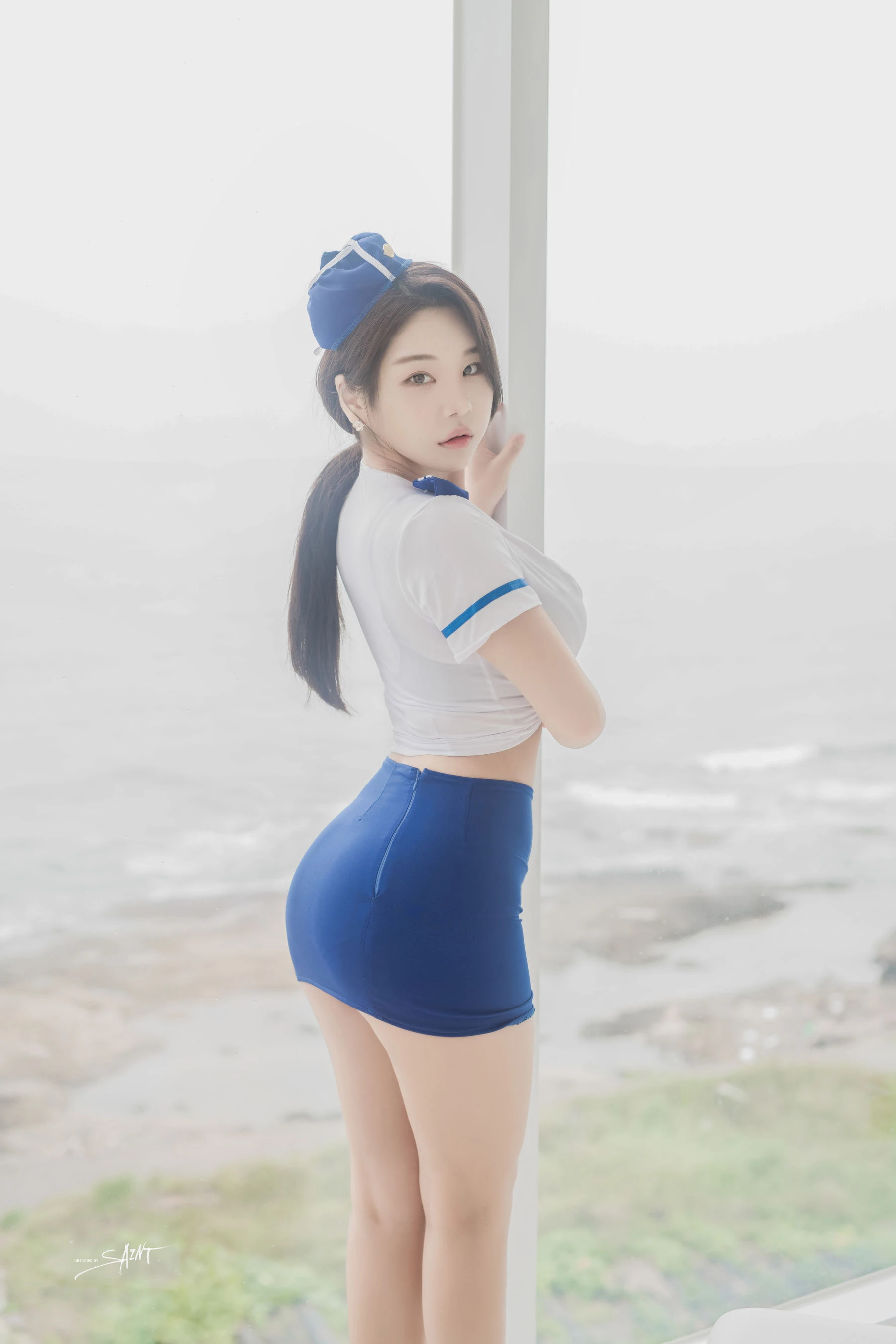 saintphotolife Zzyuri – Vol.14 Blue Marine插图4