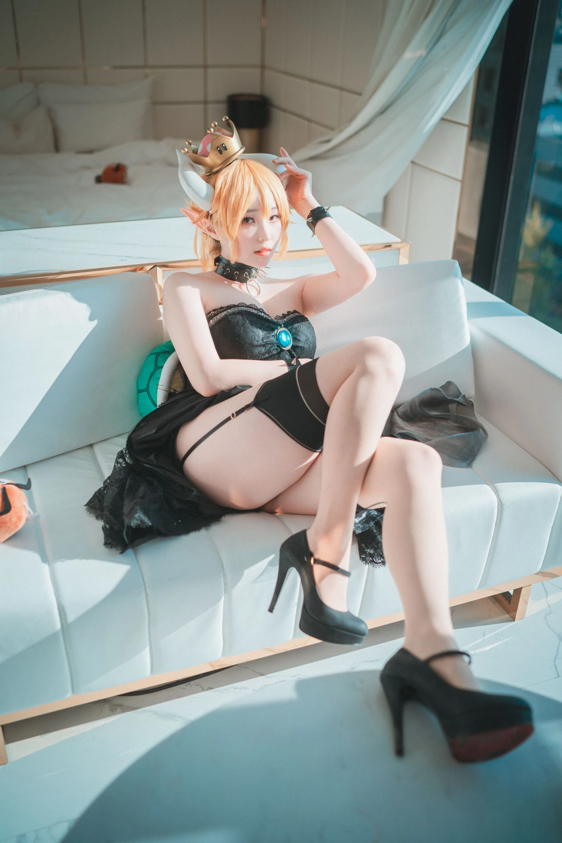 [DJAWA] BamBi – Halloween with Bowsette 写真套图插图7