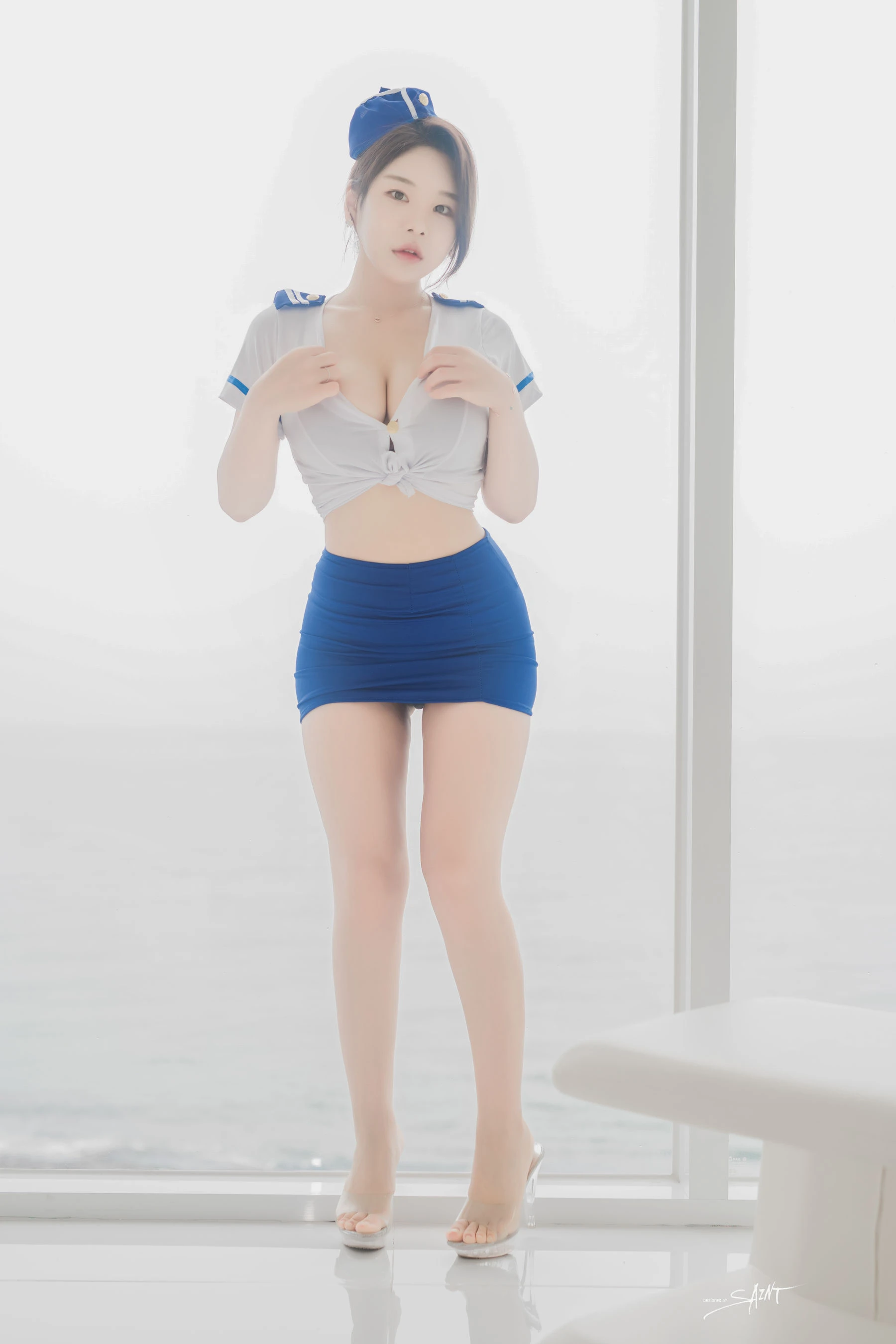 saintphotolife Zzyuri – Vol.14 Blue Marine插图3