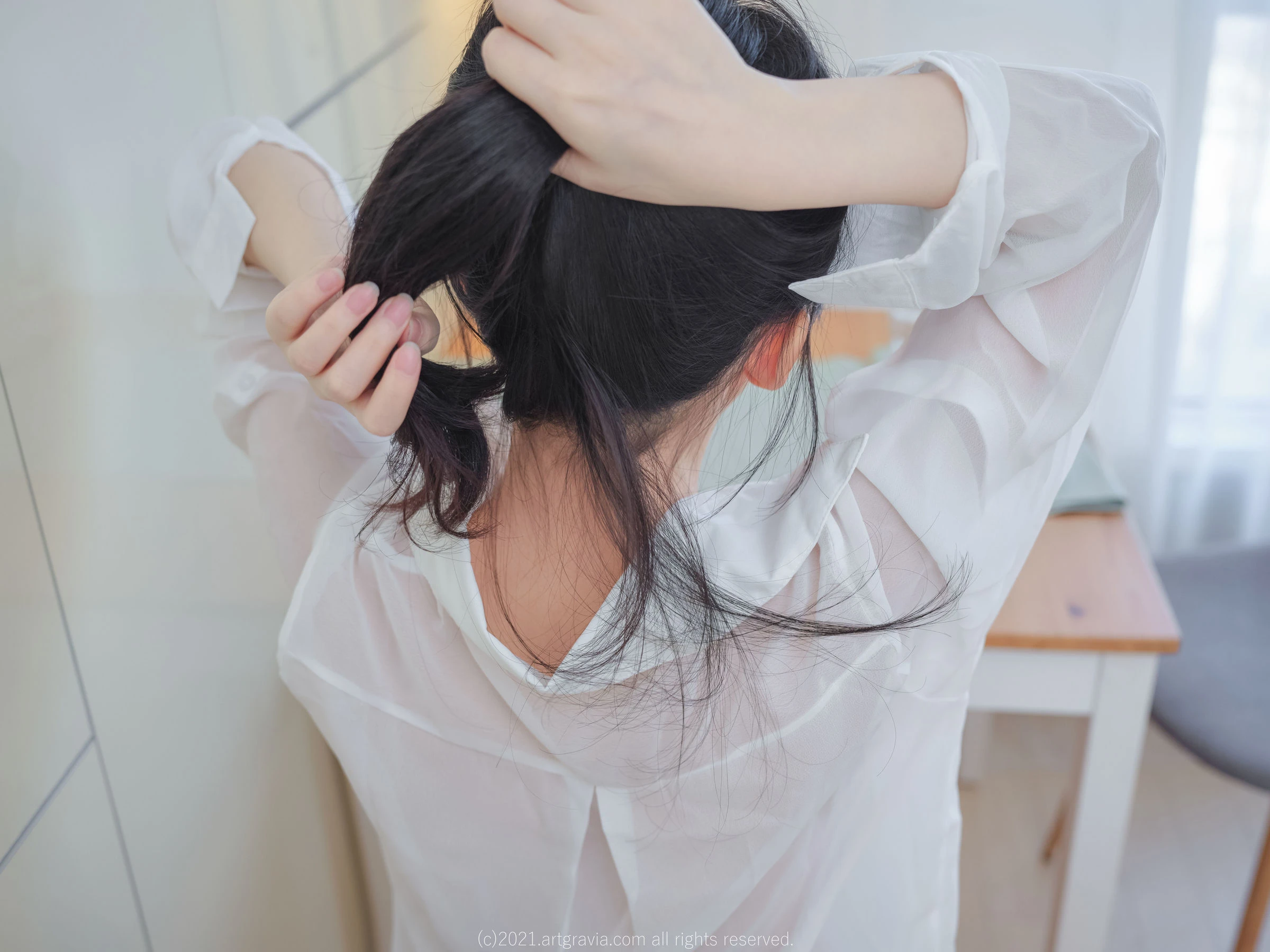 [ARTGRAVIA] VOL.261 Ming Sunha – 白衬衫女友居家诱惑插图6
