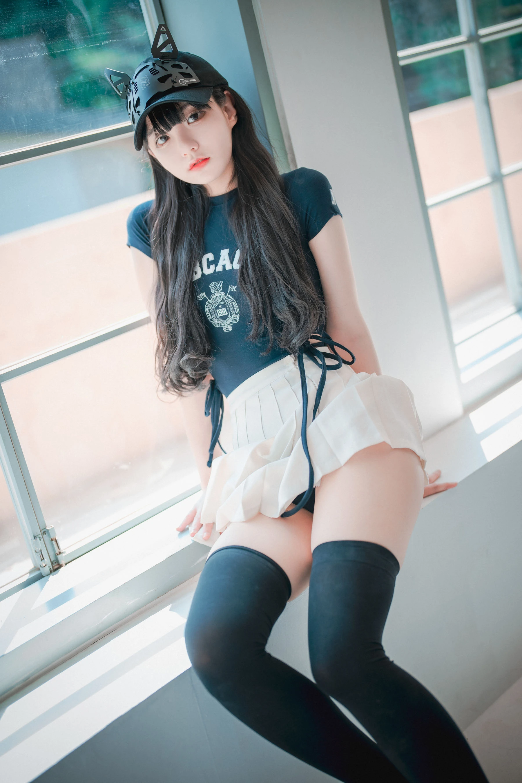 [DJAWA] Jeong Jenny – Classic Athletic Girl in Navy Blue插图7
