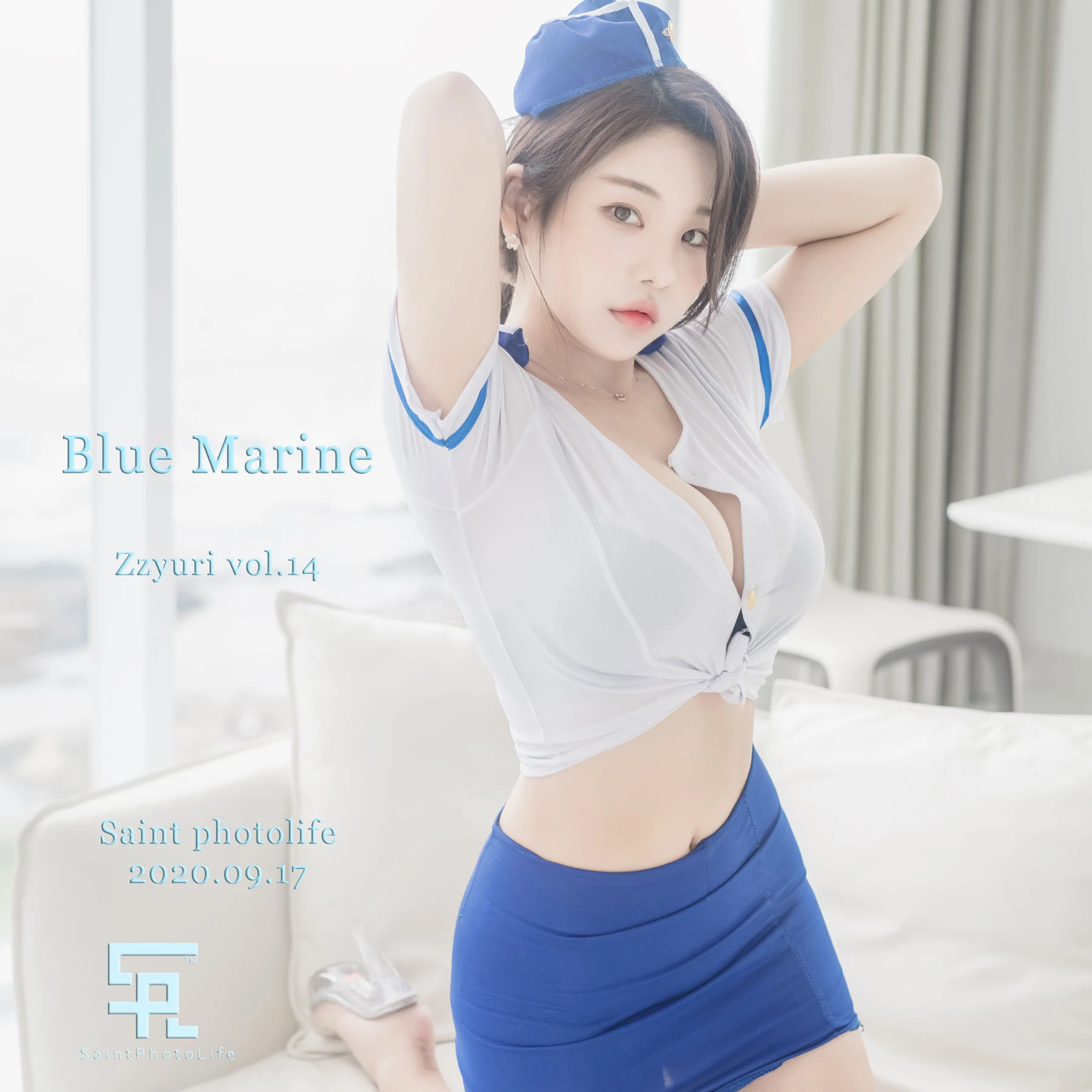 saintphotolife Zzyuri – Vol.14 Blue Marine插图1