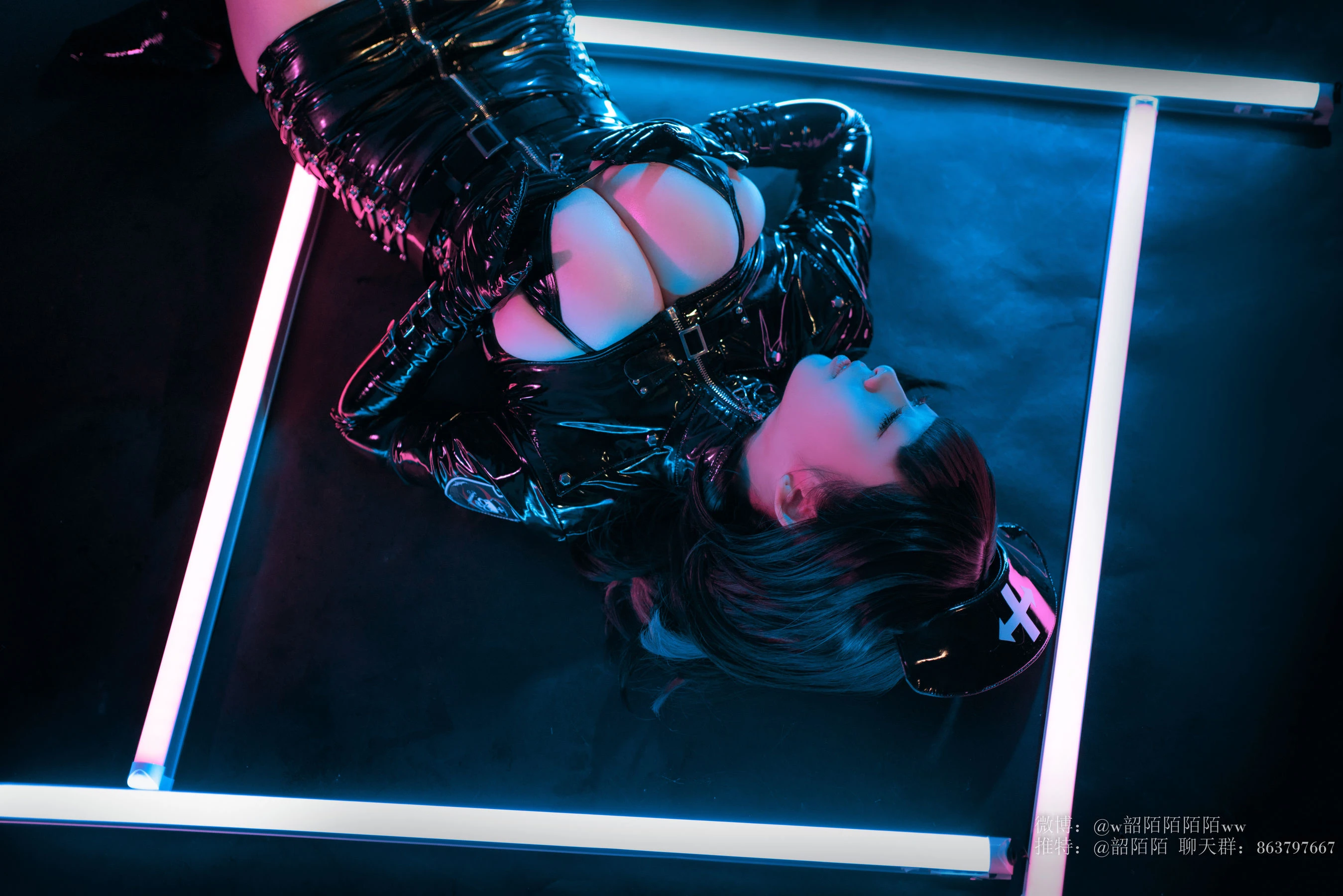 Cosplay美女韶陌陌 暗黑护士插图7