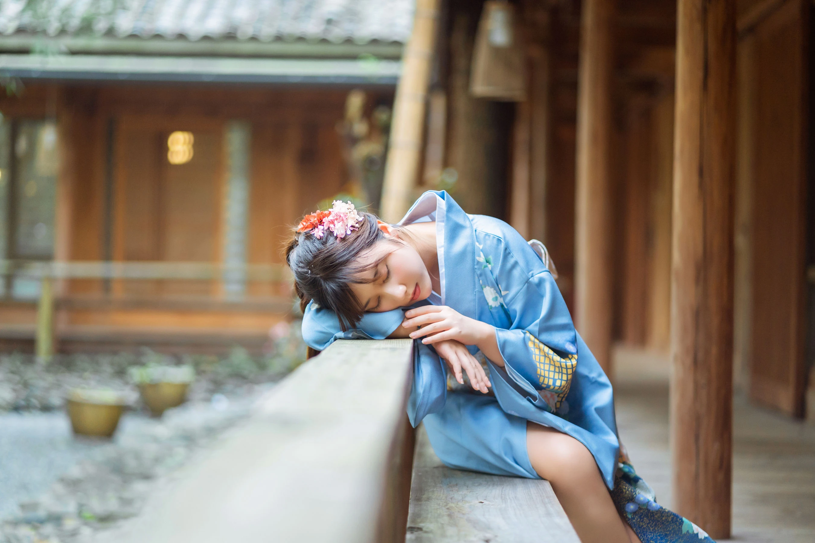 微博福利姬镜酱 私奔之和服插图7