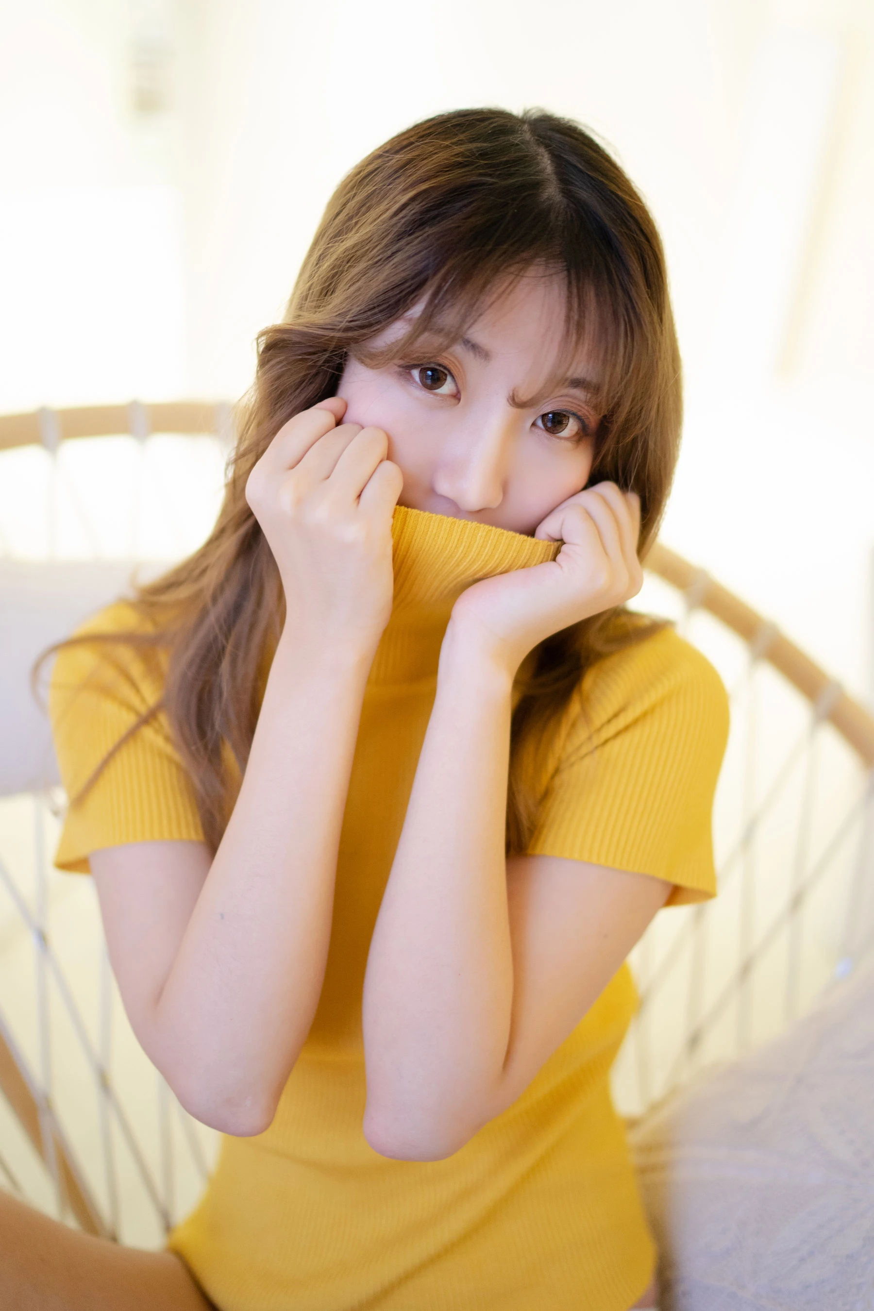 人气Coser黑川 年上彼女 黄毛衣插图2