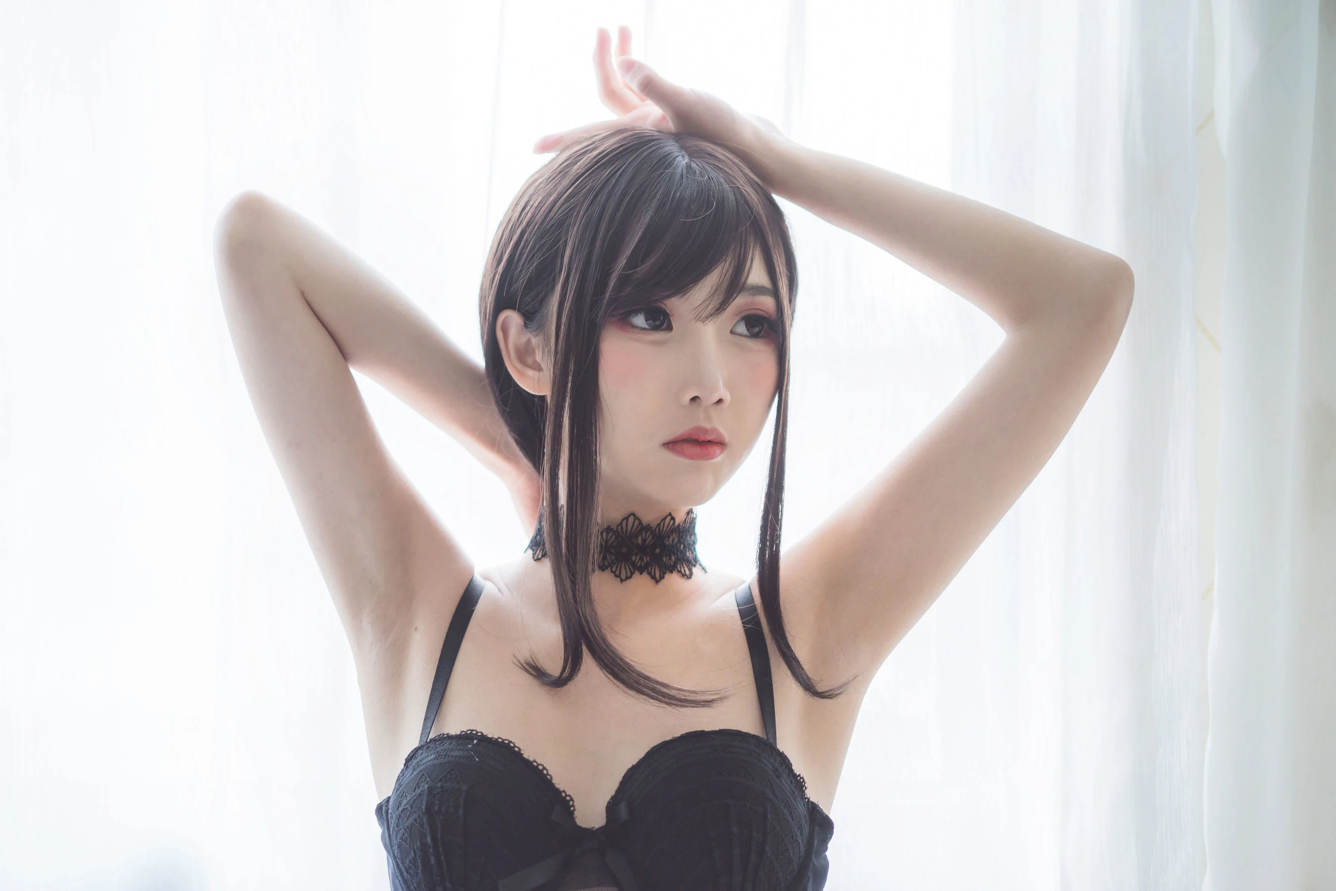 面饼仙儿 – 脑内少女 黑色束衣插图5