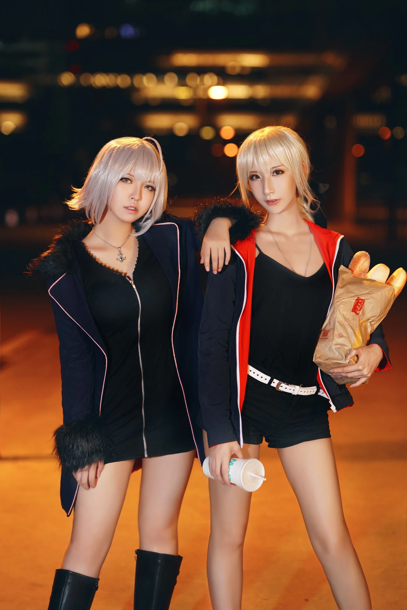 半半子&索索sophia – 黑贞2 [34P]插图2