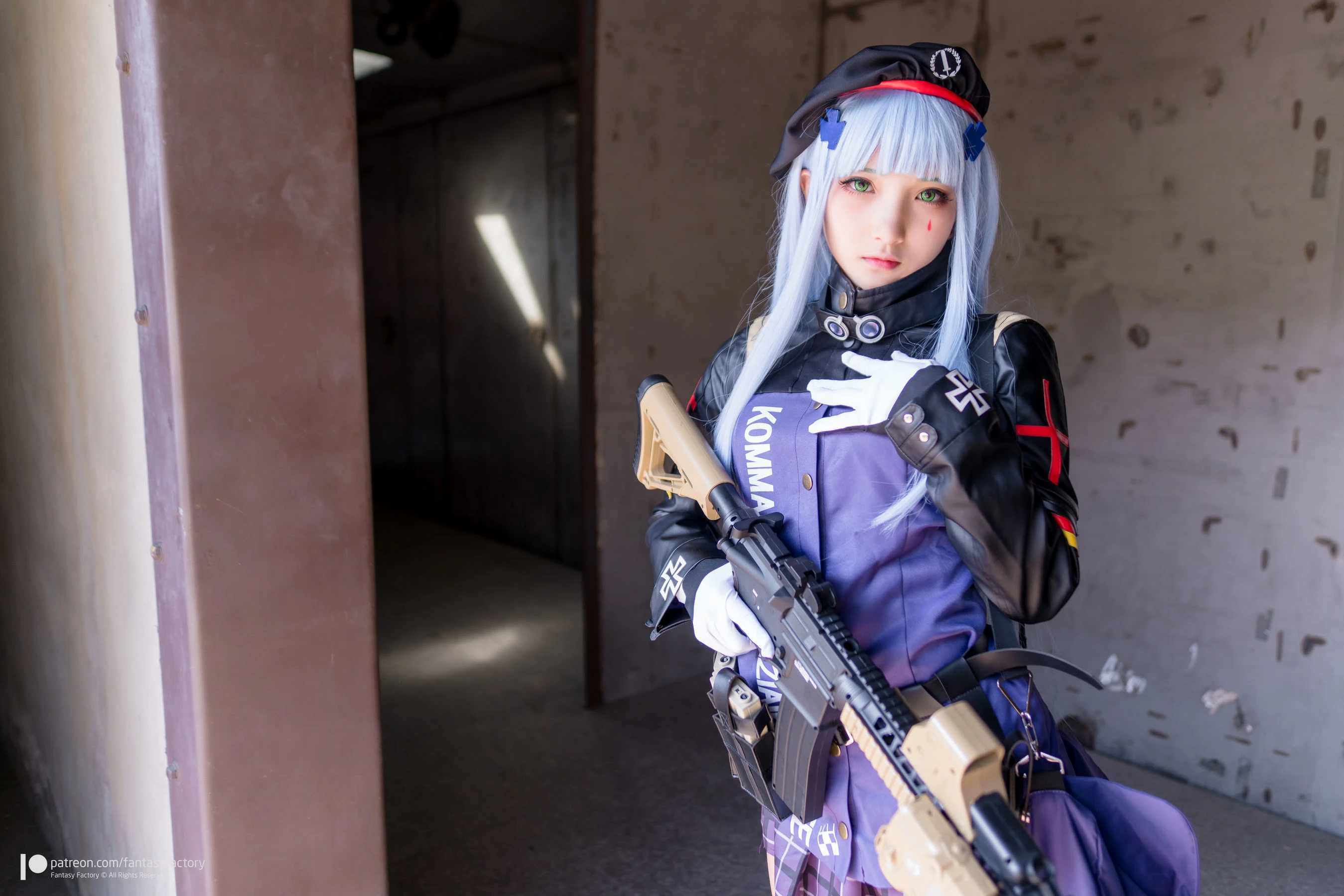 [Fantasy Factory] 小丁Cosplay – 魔女 浴池 黑丝插图3