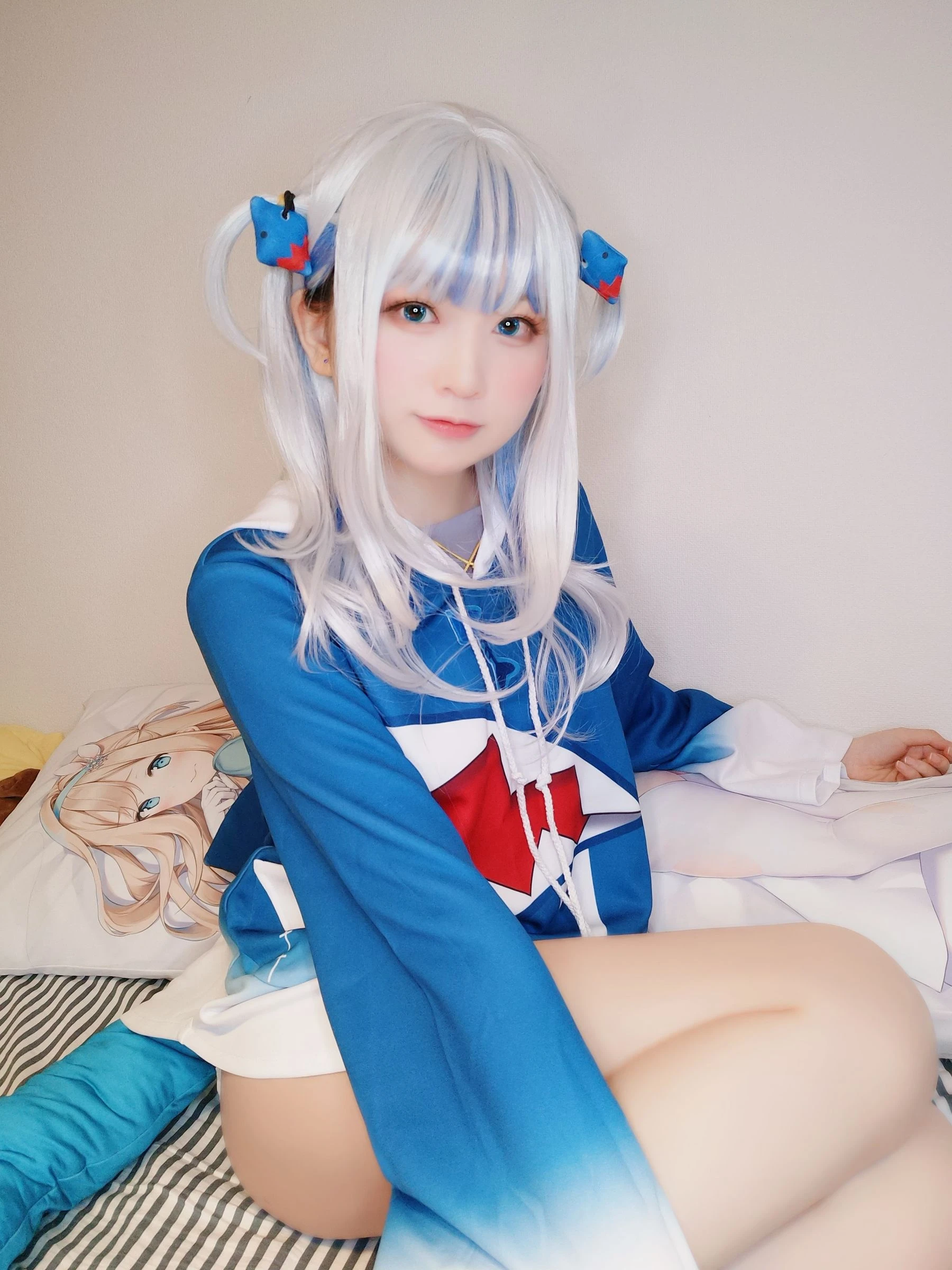 Yuki亭 – Gawer gura cosplay [14P]插图6