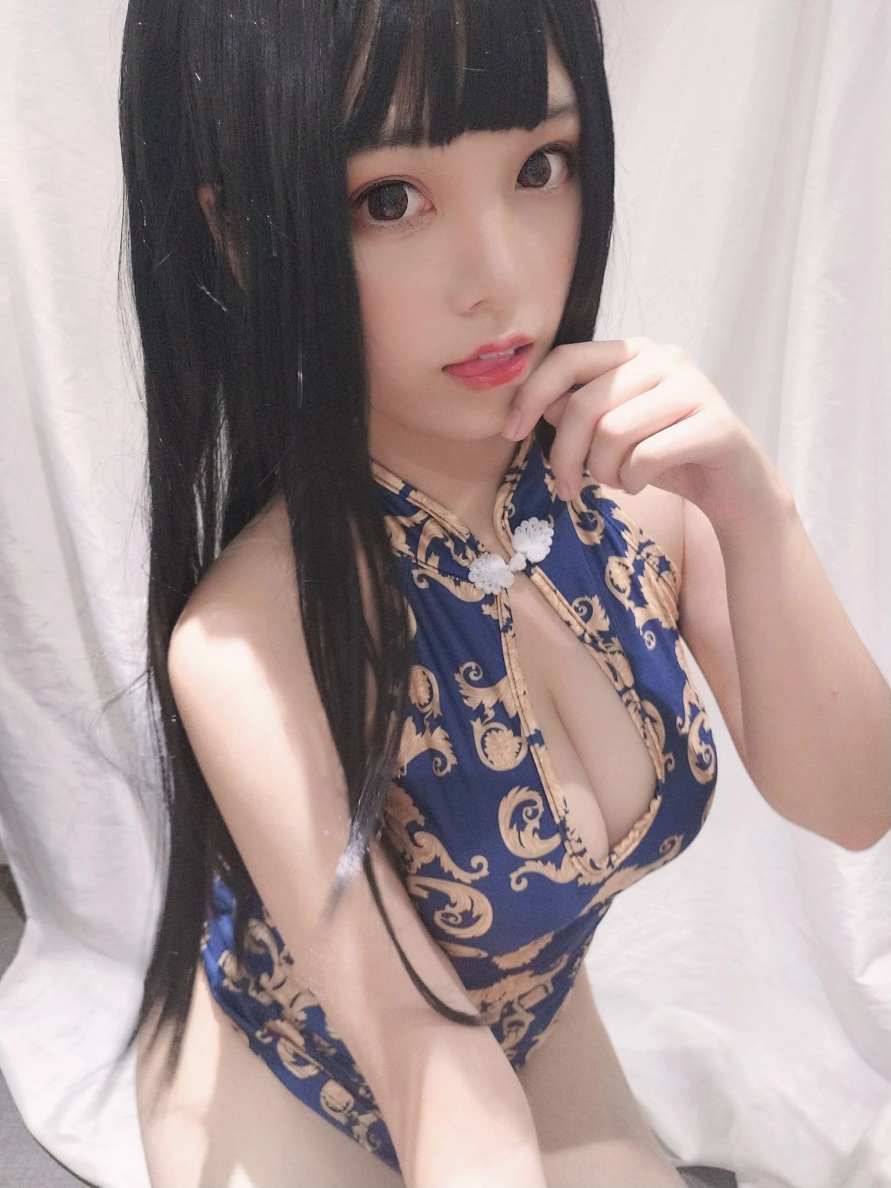 萌系小姐姐蜜汁猫裘 旗袍姐姐插图2