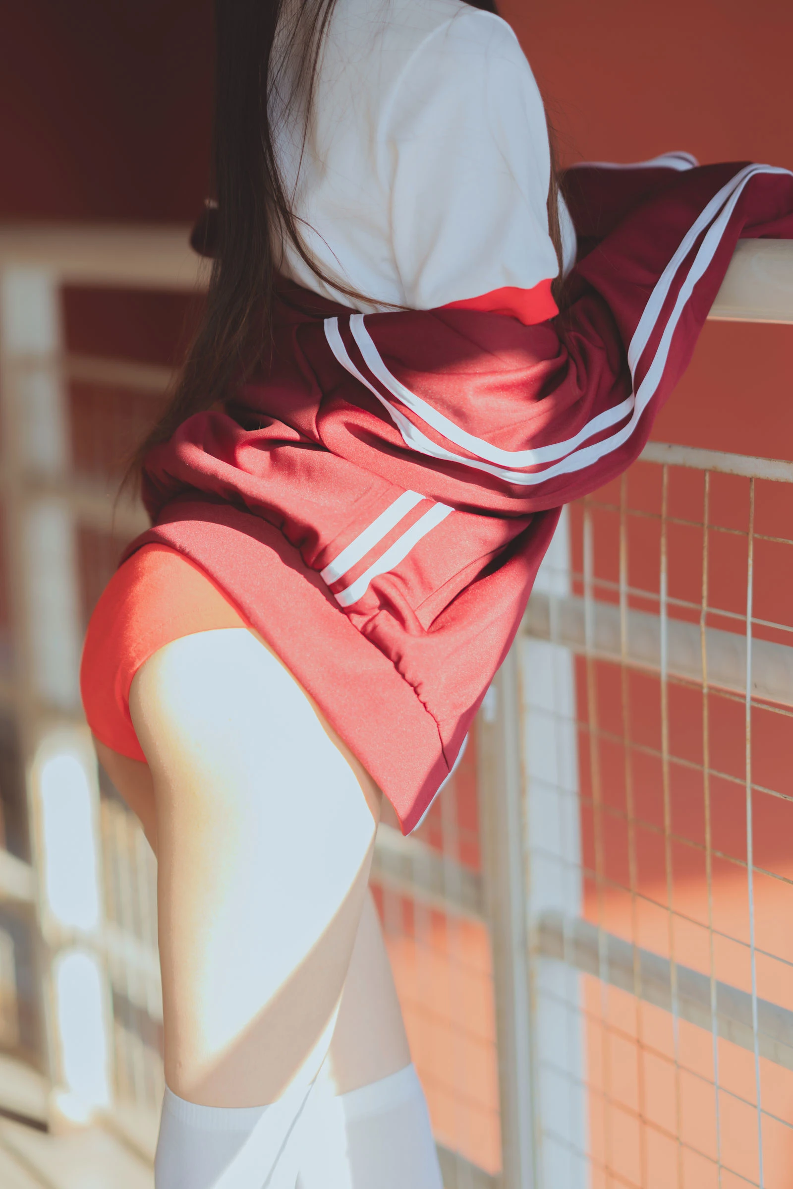 桜桃喵 – 红色体操服 [44P]高清在线免费欣赏–微密图社-微密图社
